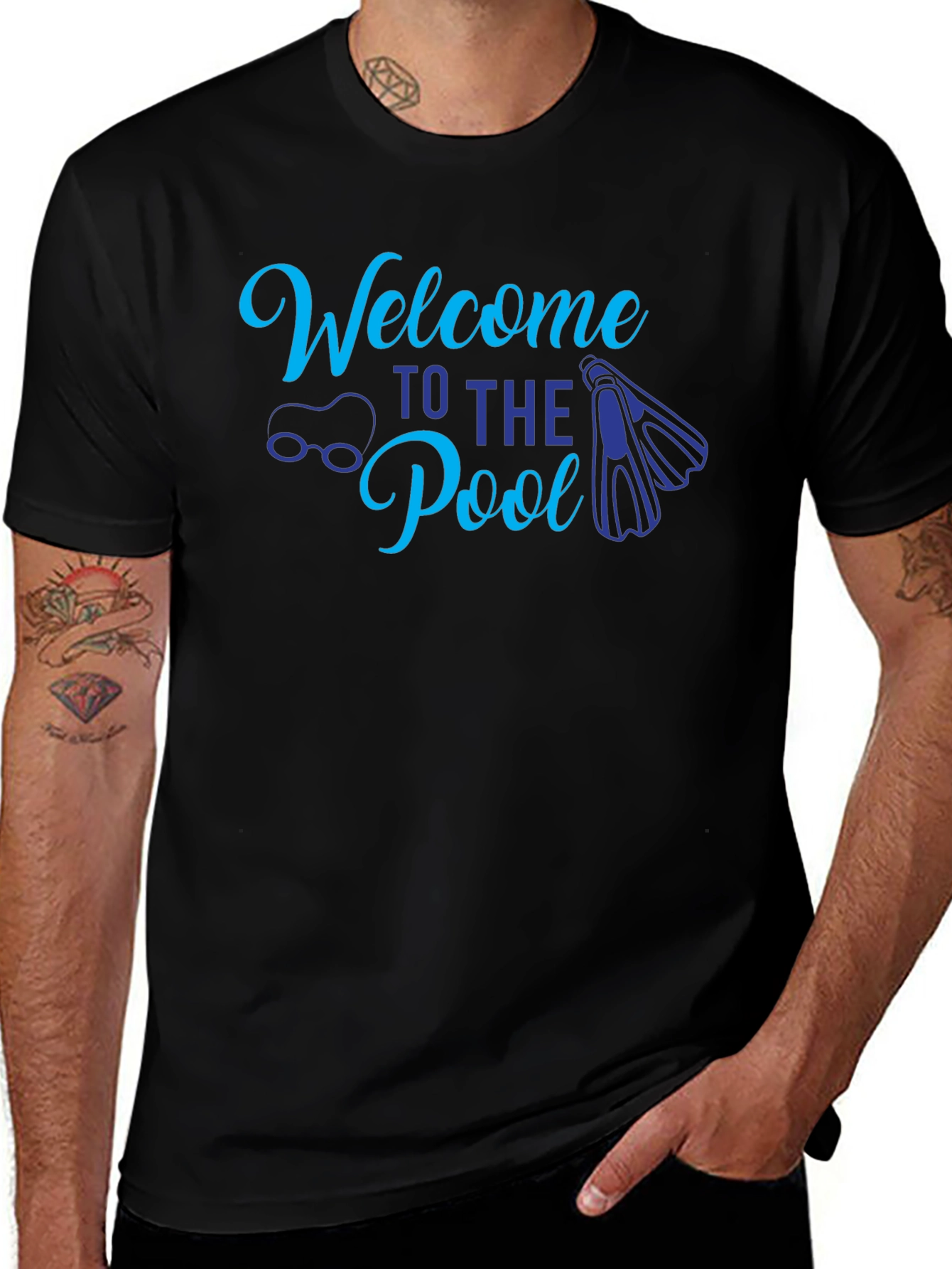 Welcome to the Pool Graphic Tee