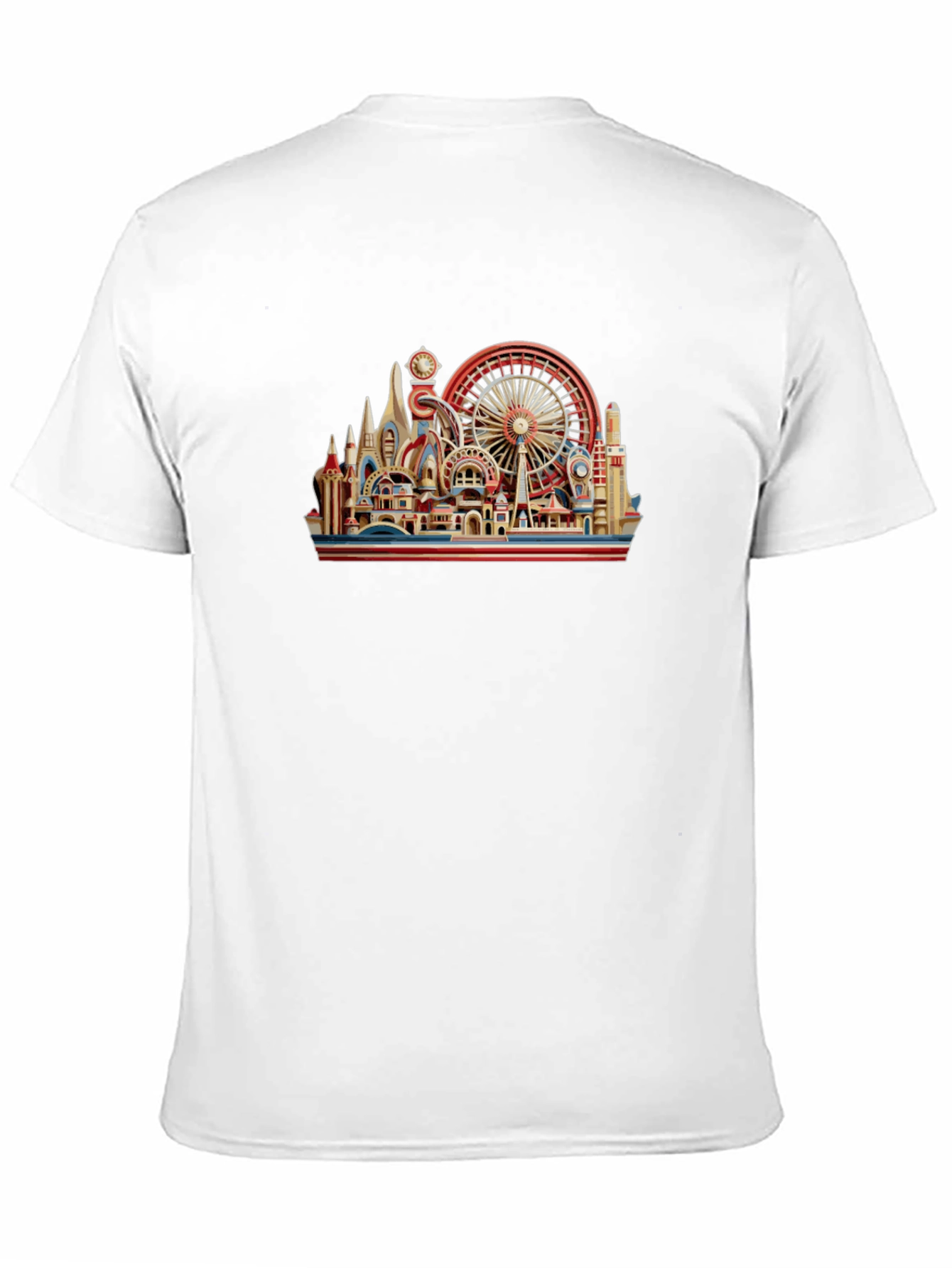 Architectural Landmark Graphic Black T-Shirt