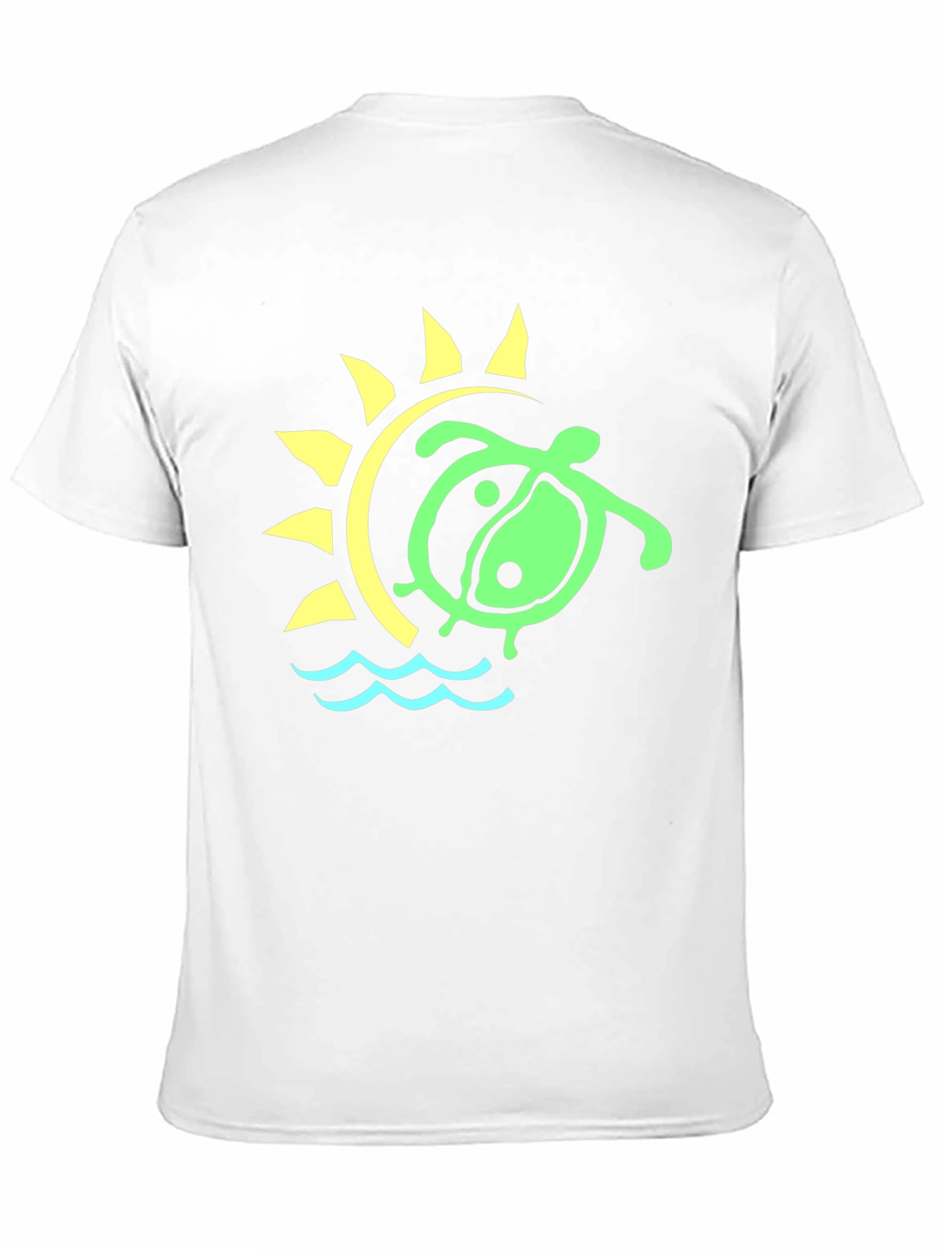 Turtle Sun Graphic Tee - Casual Style