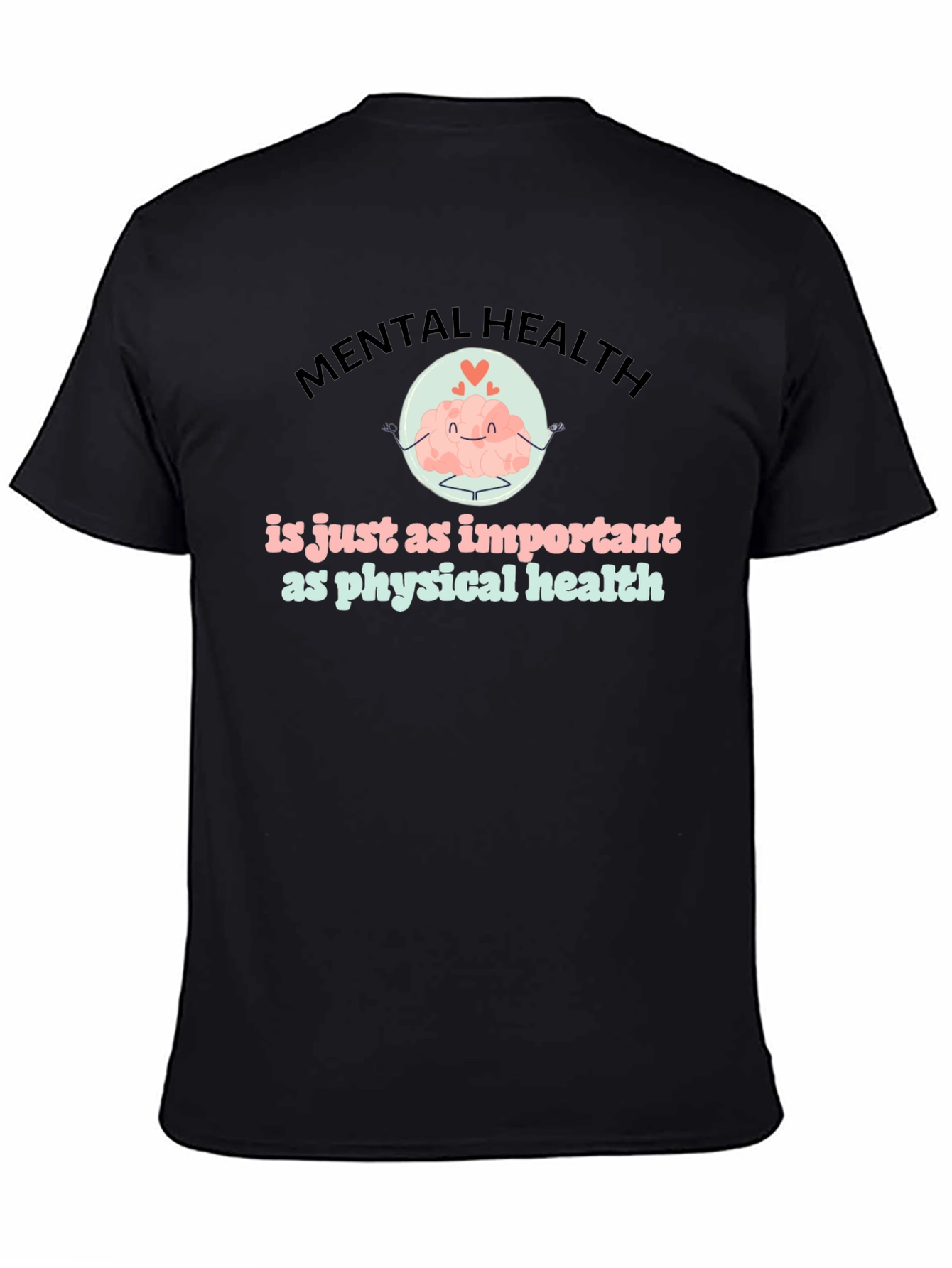 Mental Health Matters T-Shirt Brain Cartoon Design