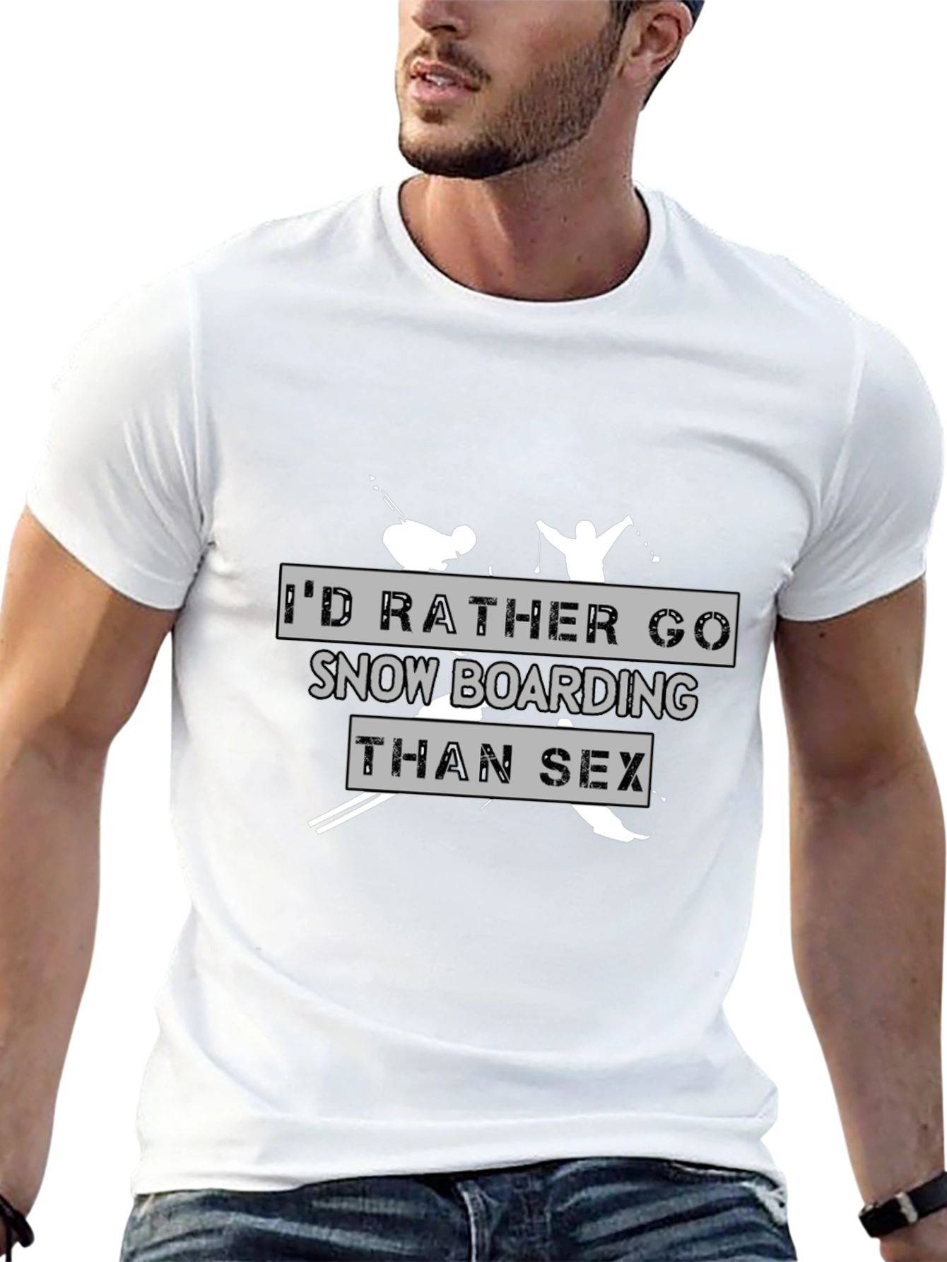 Funny Snowboarding T-Shirt