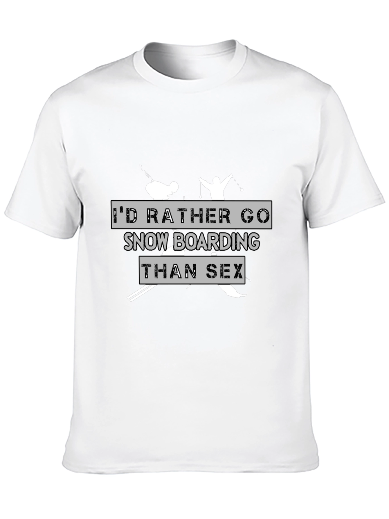Funny Snowboarding T-Shirt