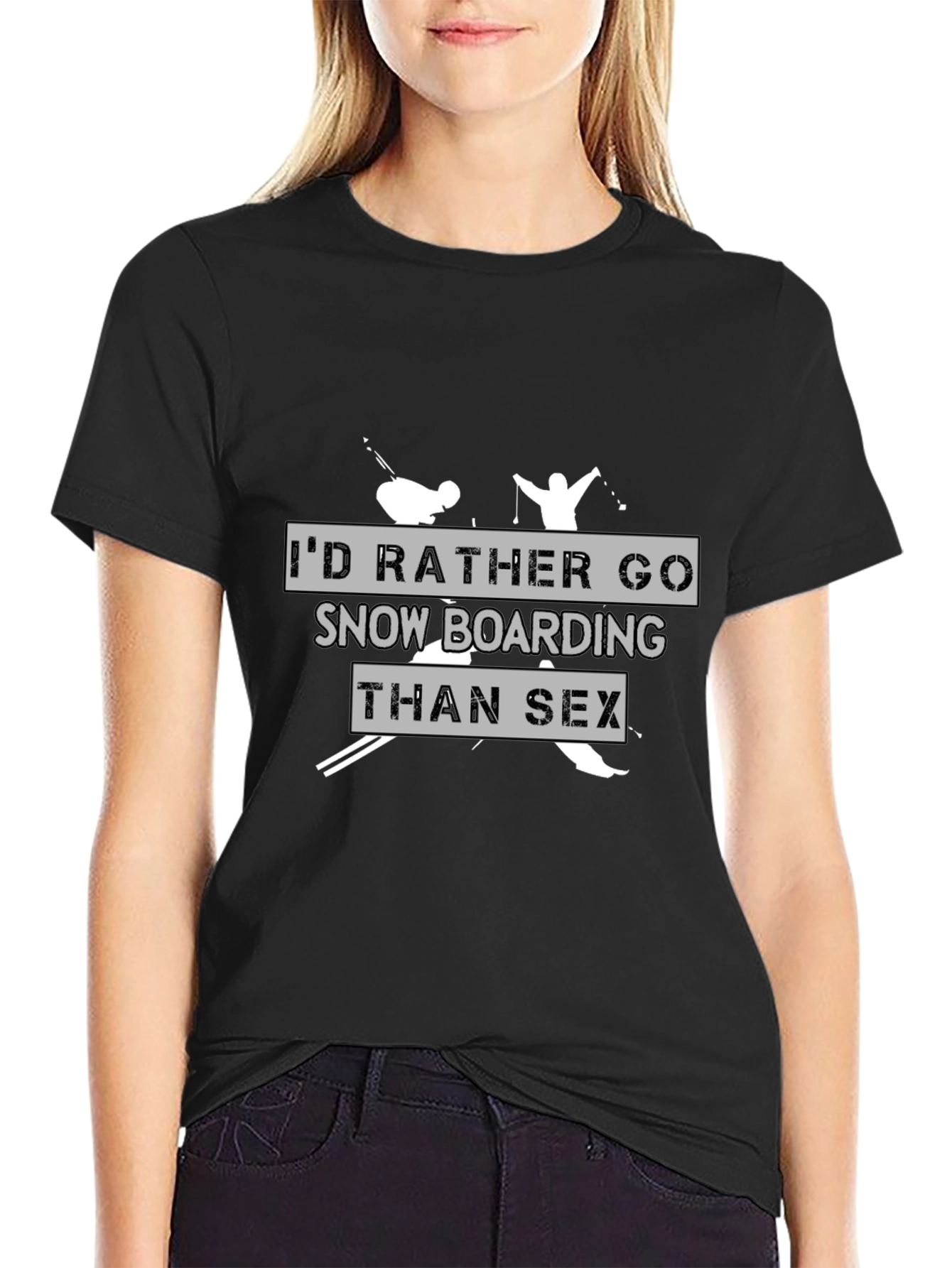 Funny Snowboarding T-Shirt
