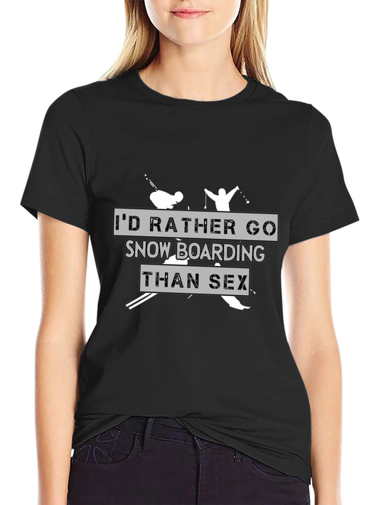 Funny Snowboarding T-Shirt