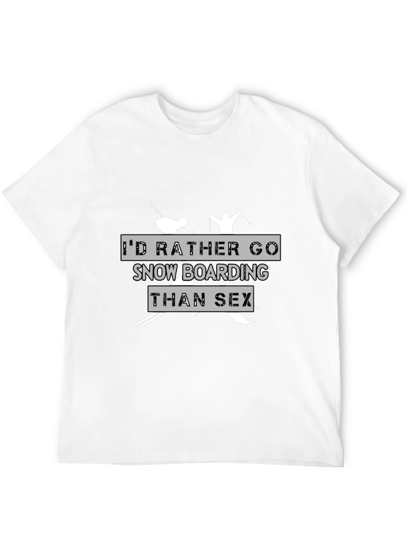 Funny Snowboarding T-Shirt