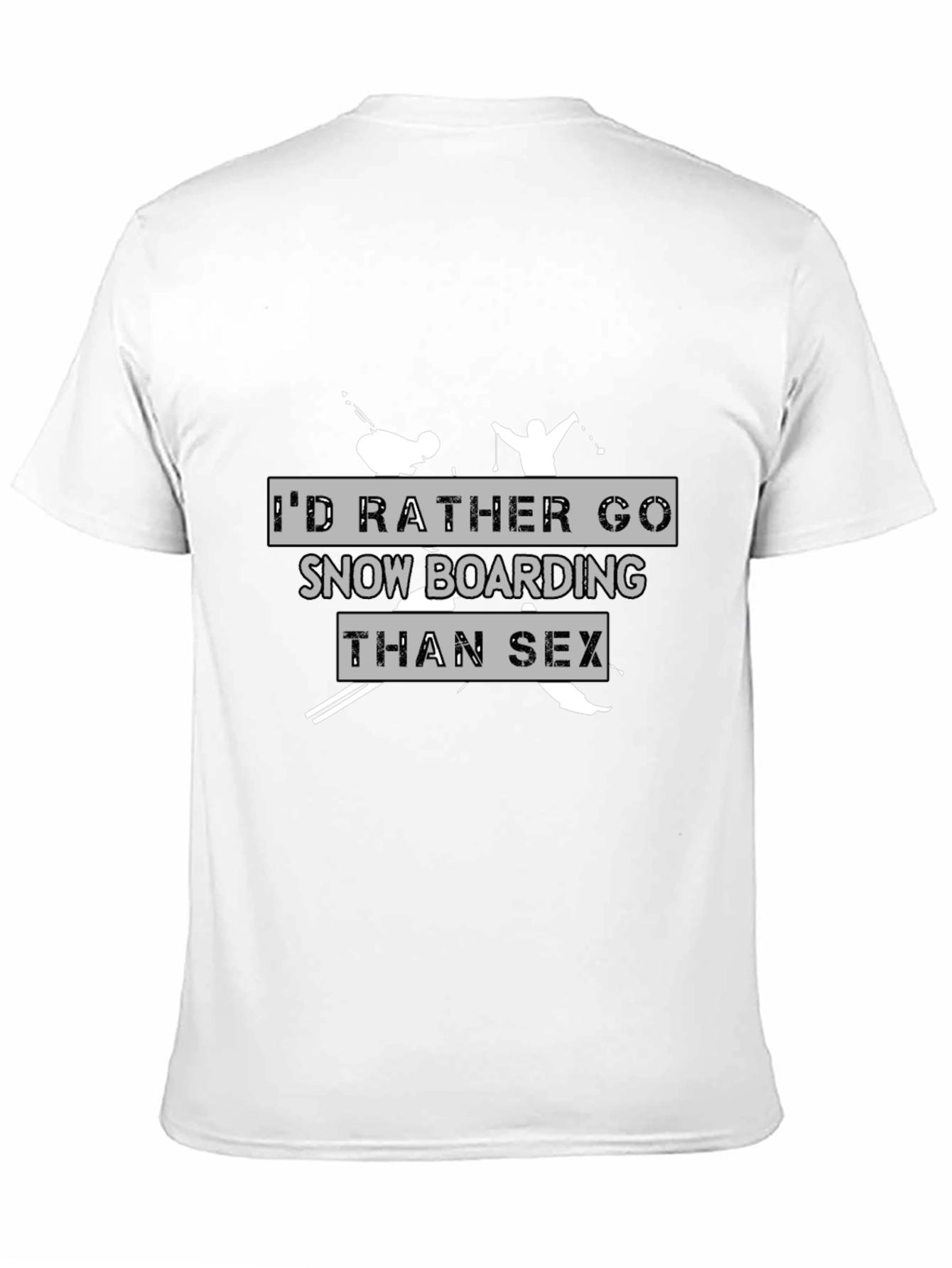 Funny Snowboarding T-Shirt
