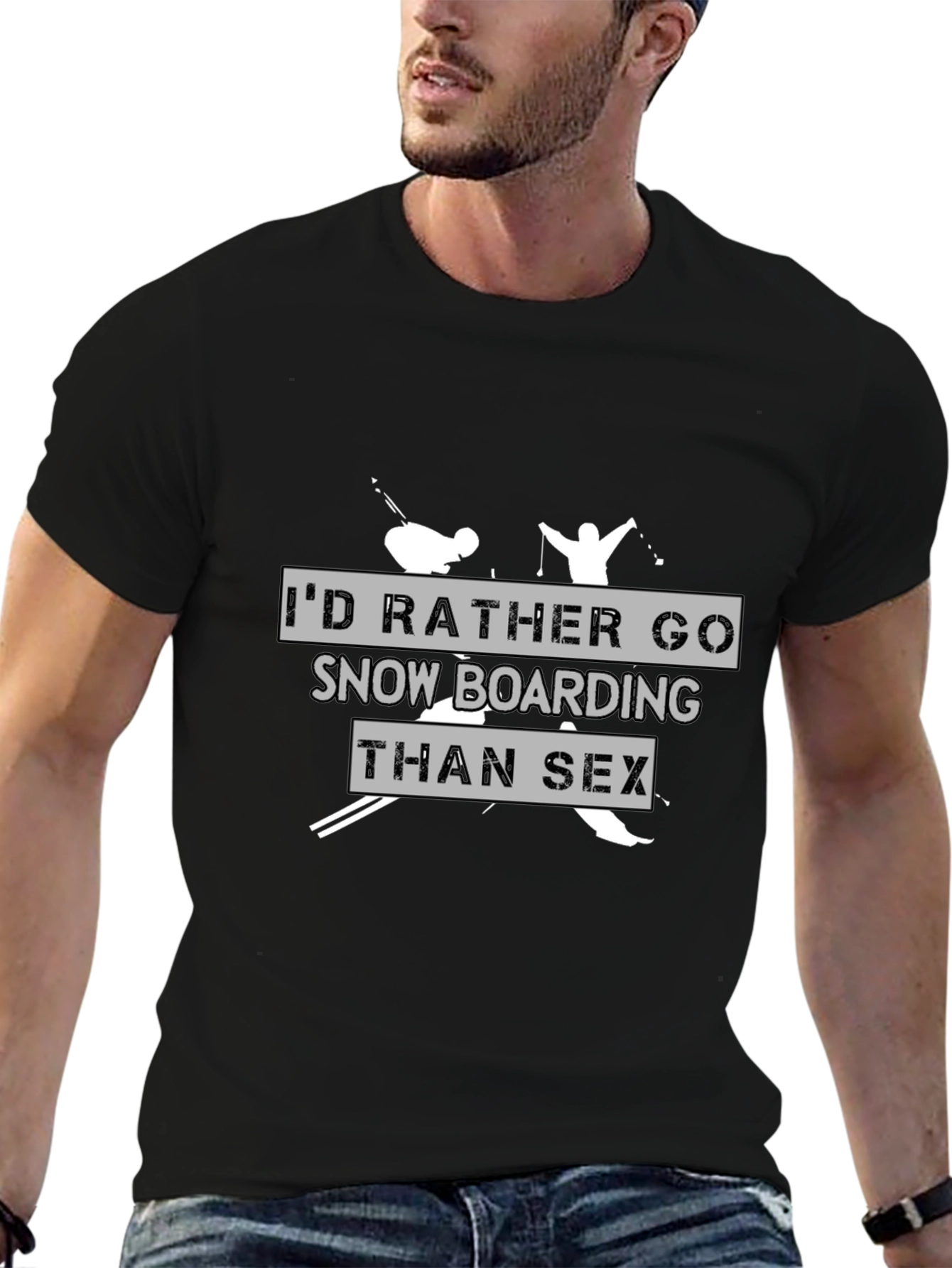 Funny Snowboarding T-Shirt