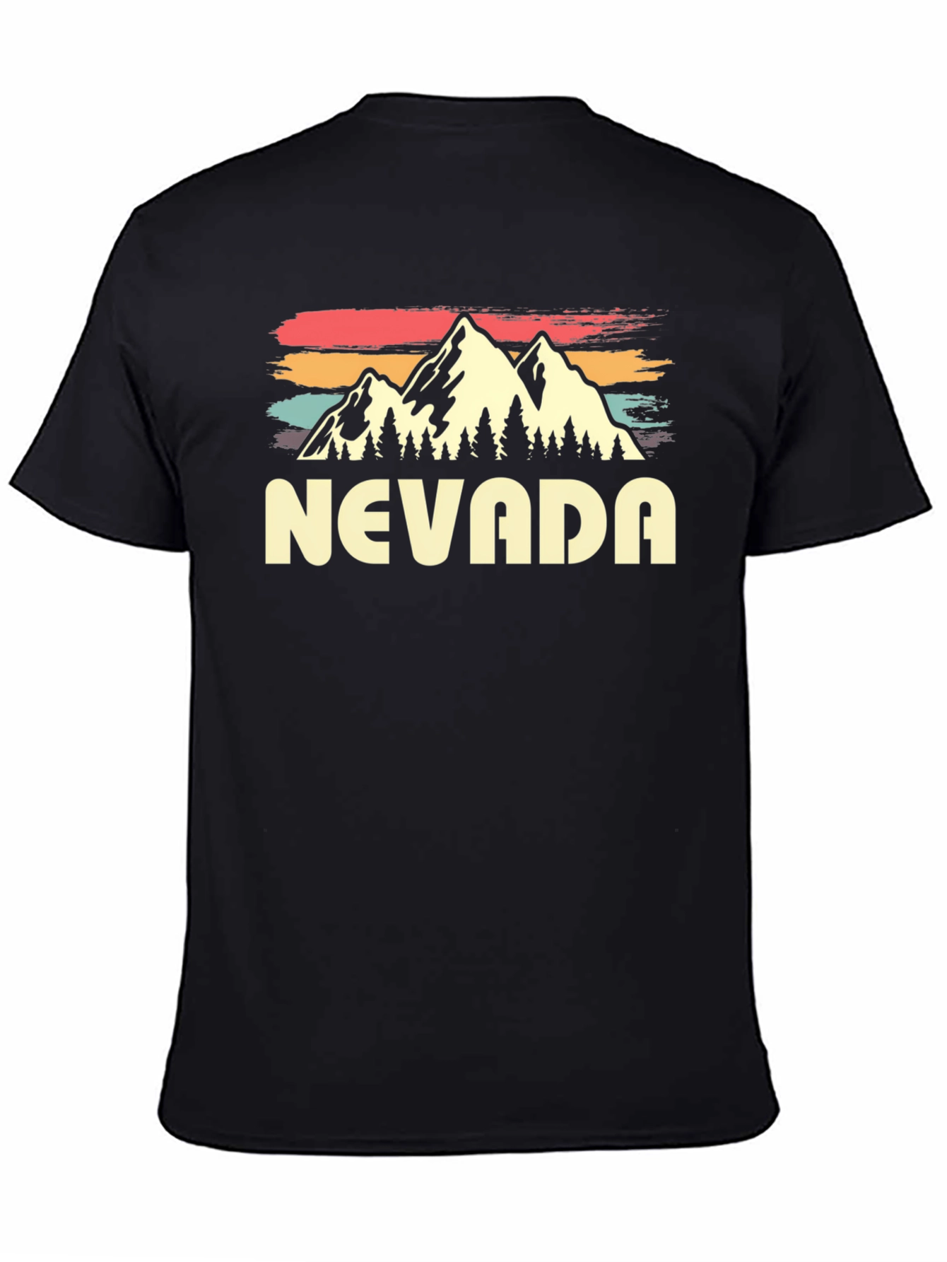 Nevada Retro Graphic Tee - Mountain Design