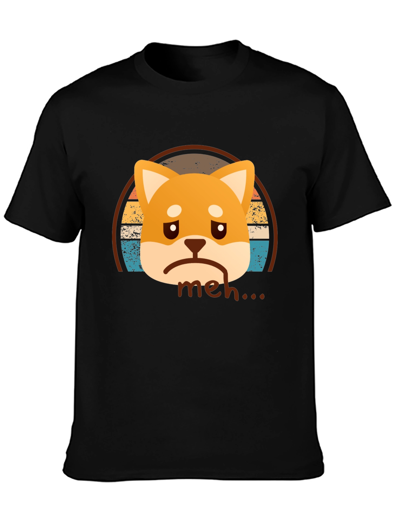 Meh Shiba Inu T-Shirt - Unisex Graphic Tee