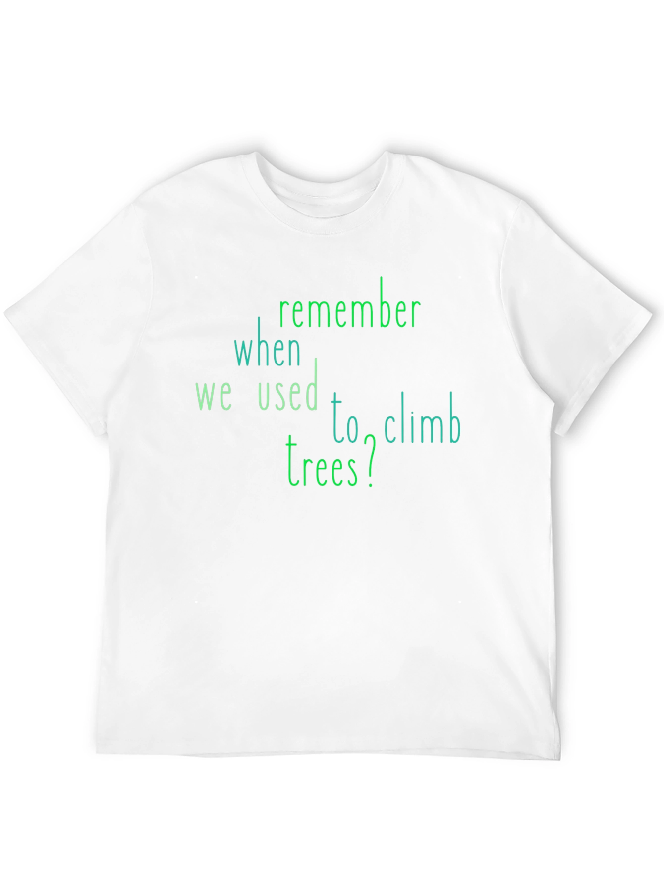 Remember Trees Graphic Tee - Black