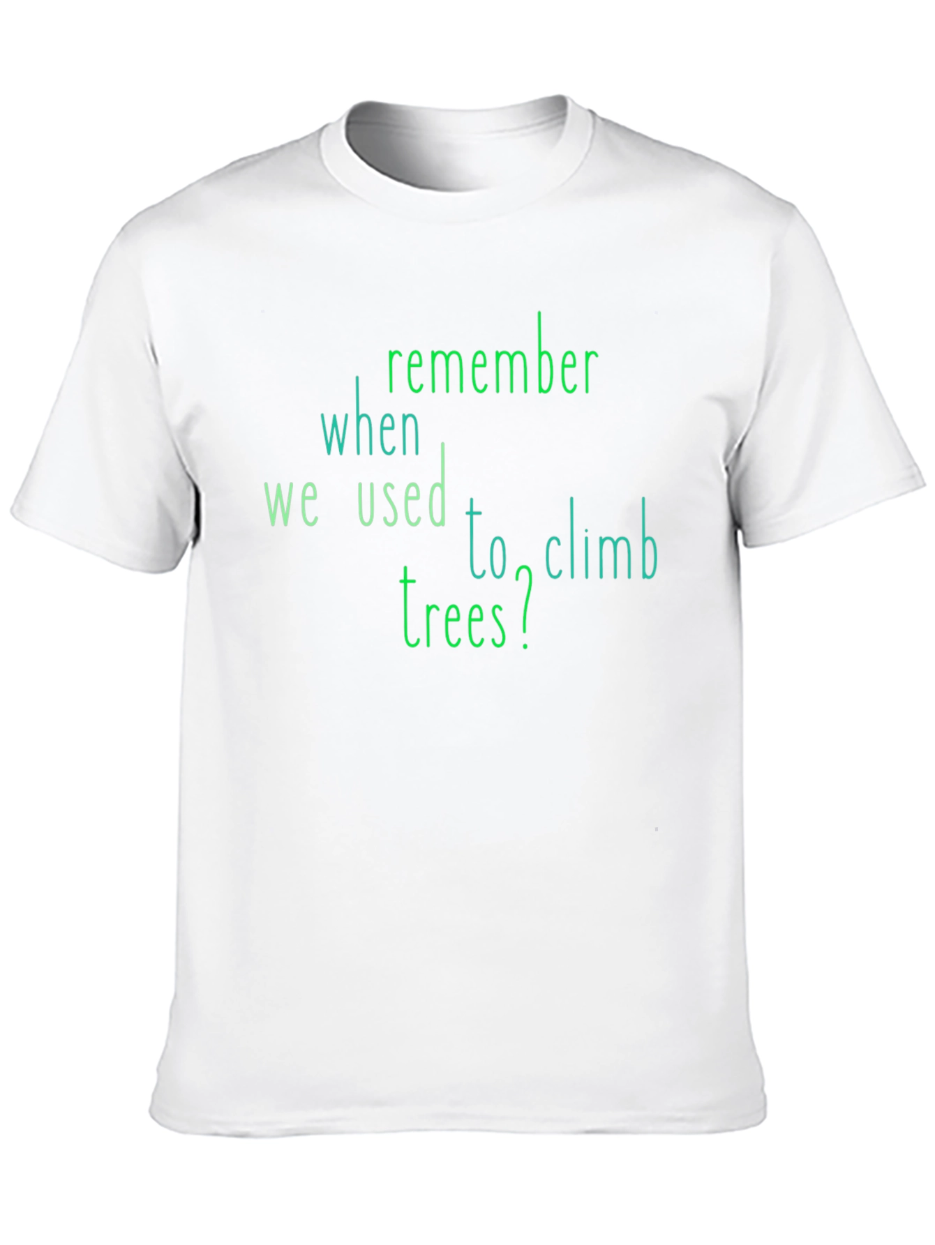 Remember Trees Graphic Tee - Black