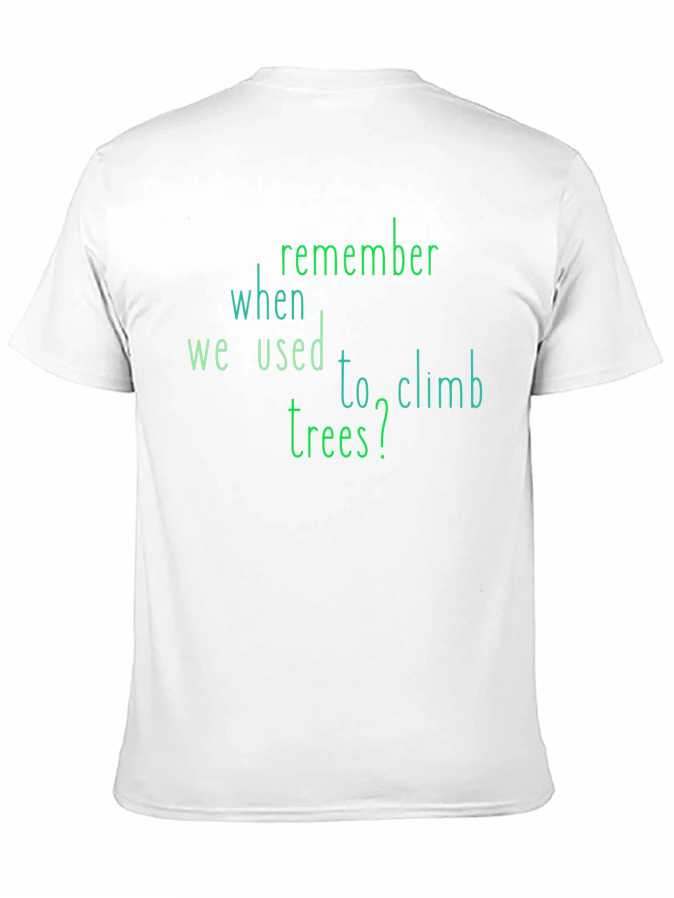 Remember Trees Graphic Tee - Black