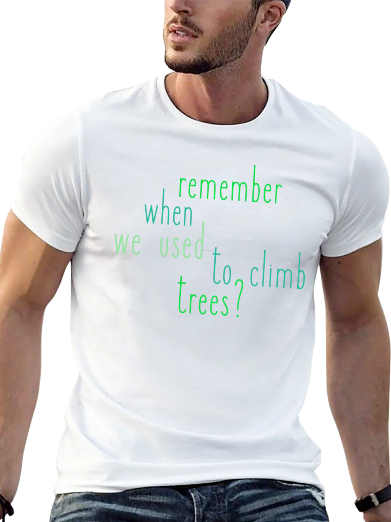 Remember Trees Graphic Tee - Black