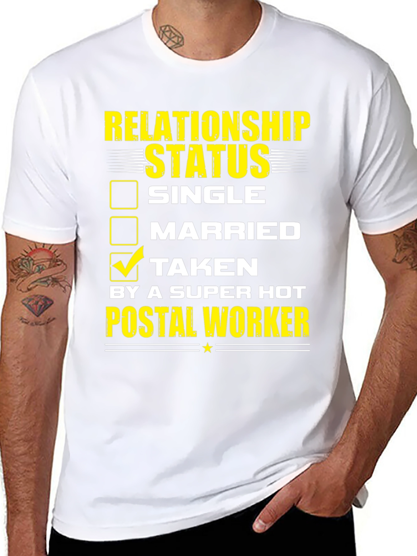 Relationship Status Taken Postal Worker T-Shirt