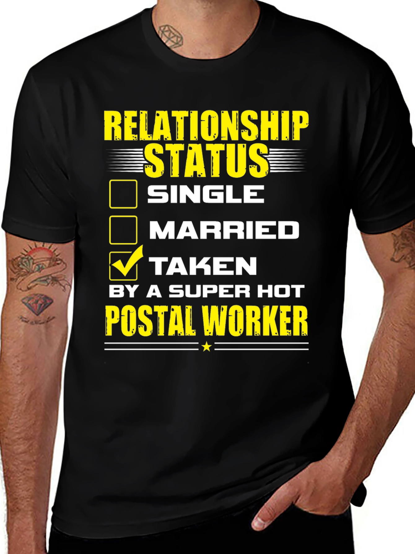 Relationship Status Taken Postal Worker T-Shirt