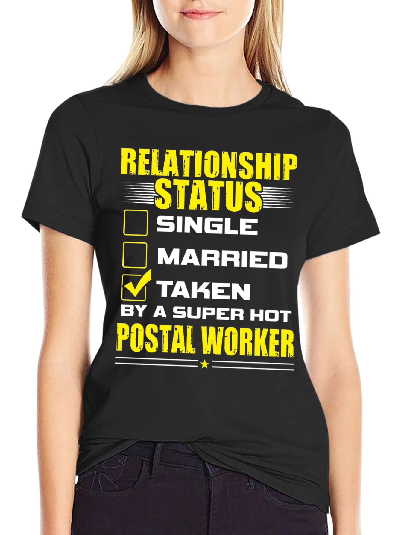 Relationship Status Taken Postal Worker T-Shirt