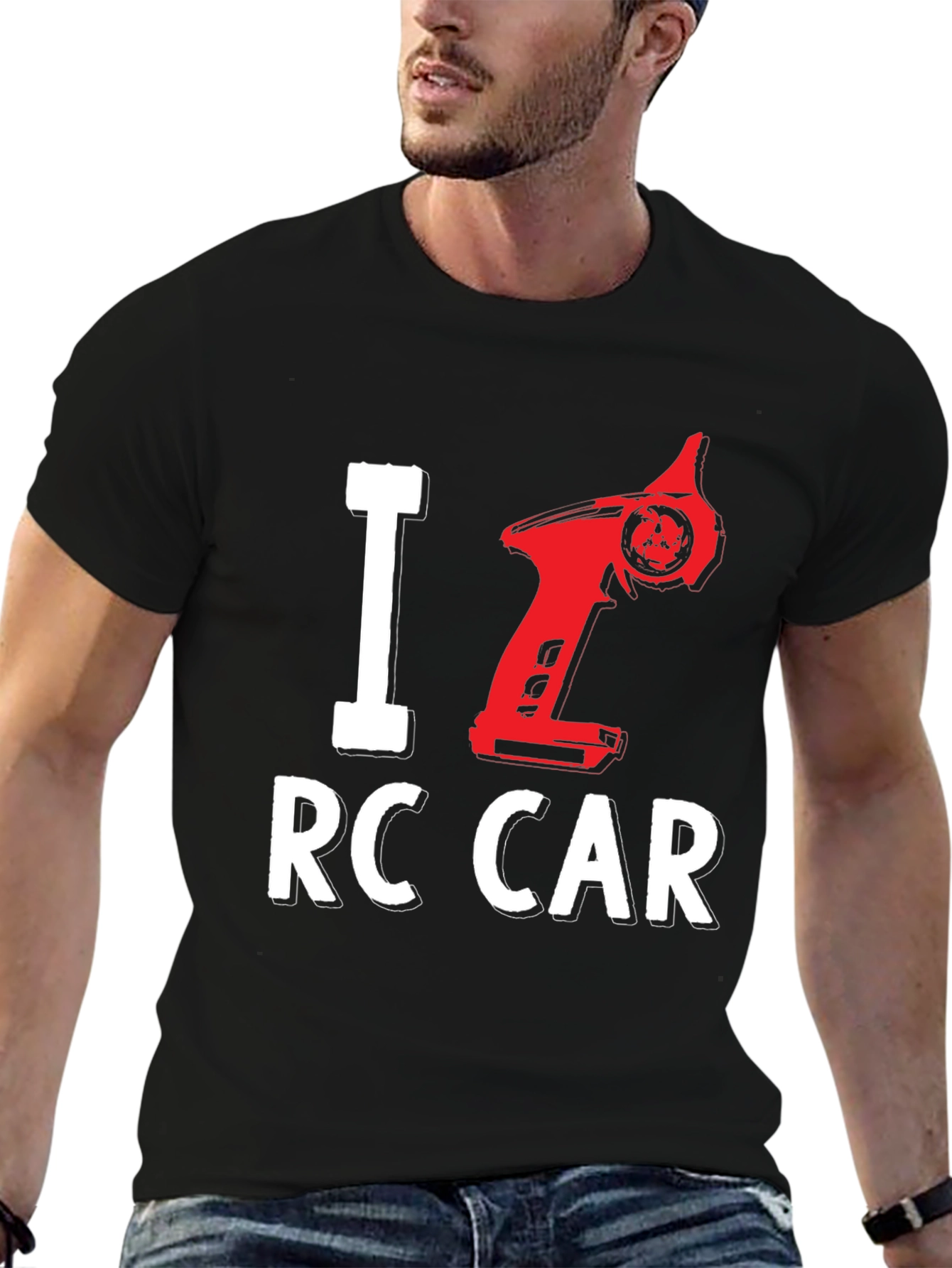 I Love RC Car Black T-Shirt