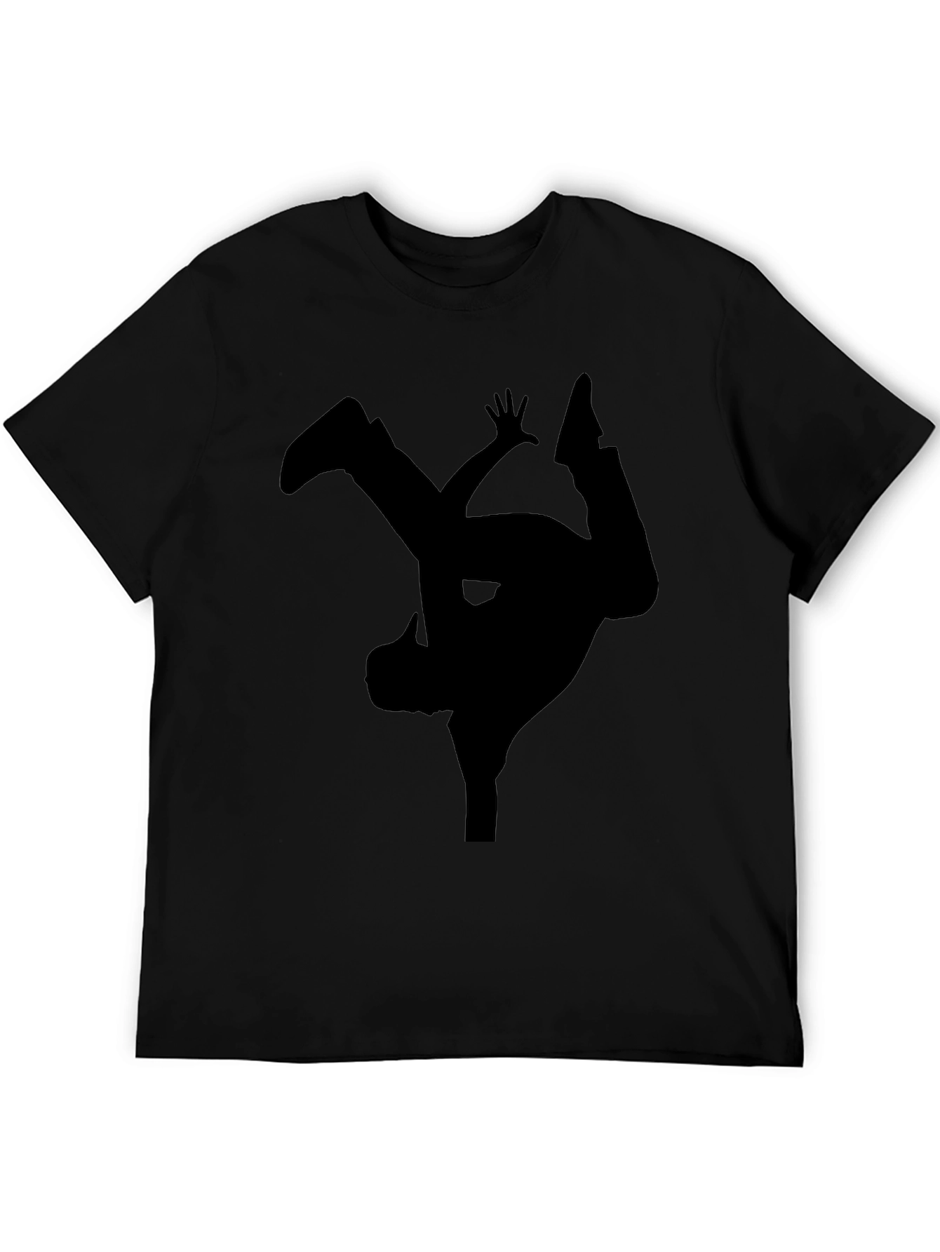Breakdance Silhouette Black T-Shirt