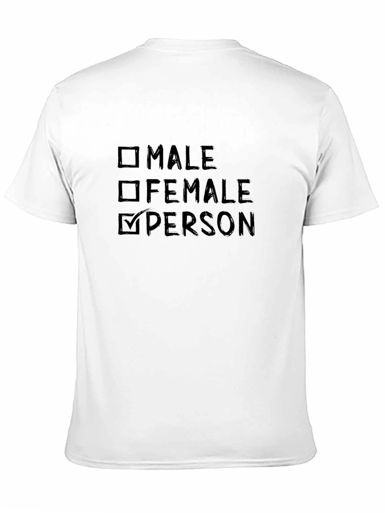 Person Checkbox T-Shirt - Gender Neutral Tee