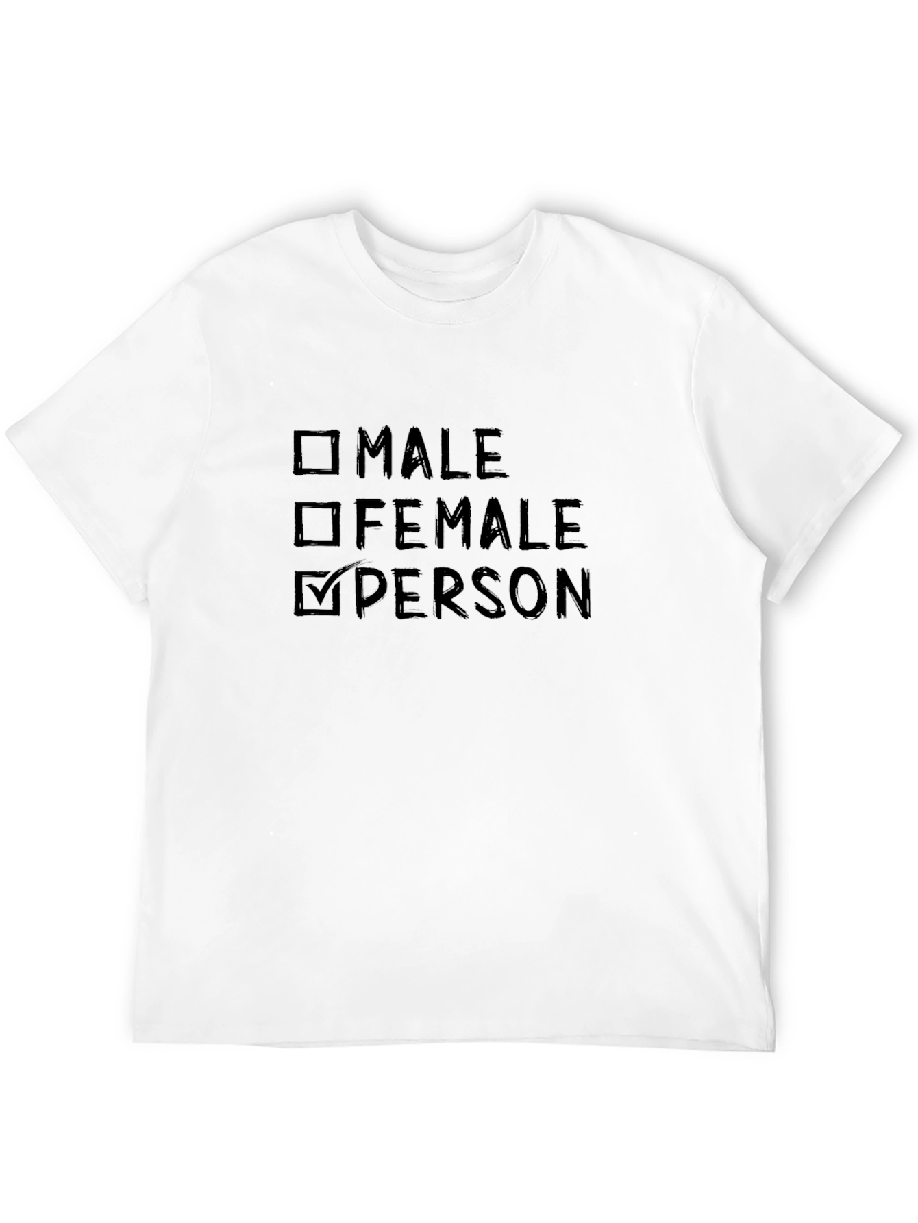 Person Checkbox T-Shirt - Gender Neutral Tee