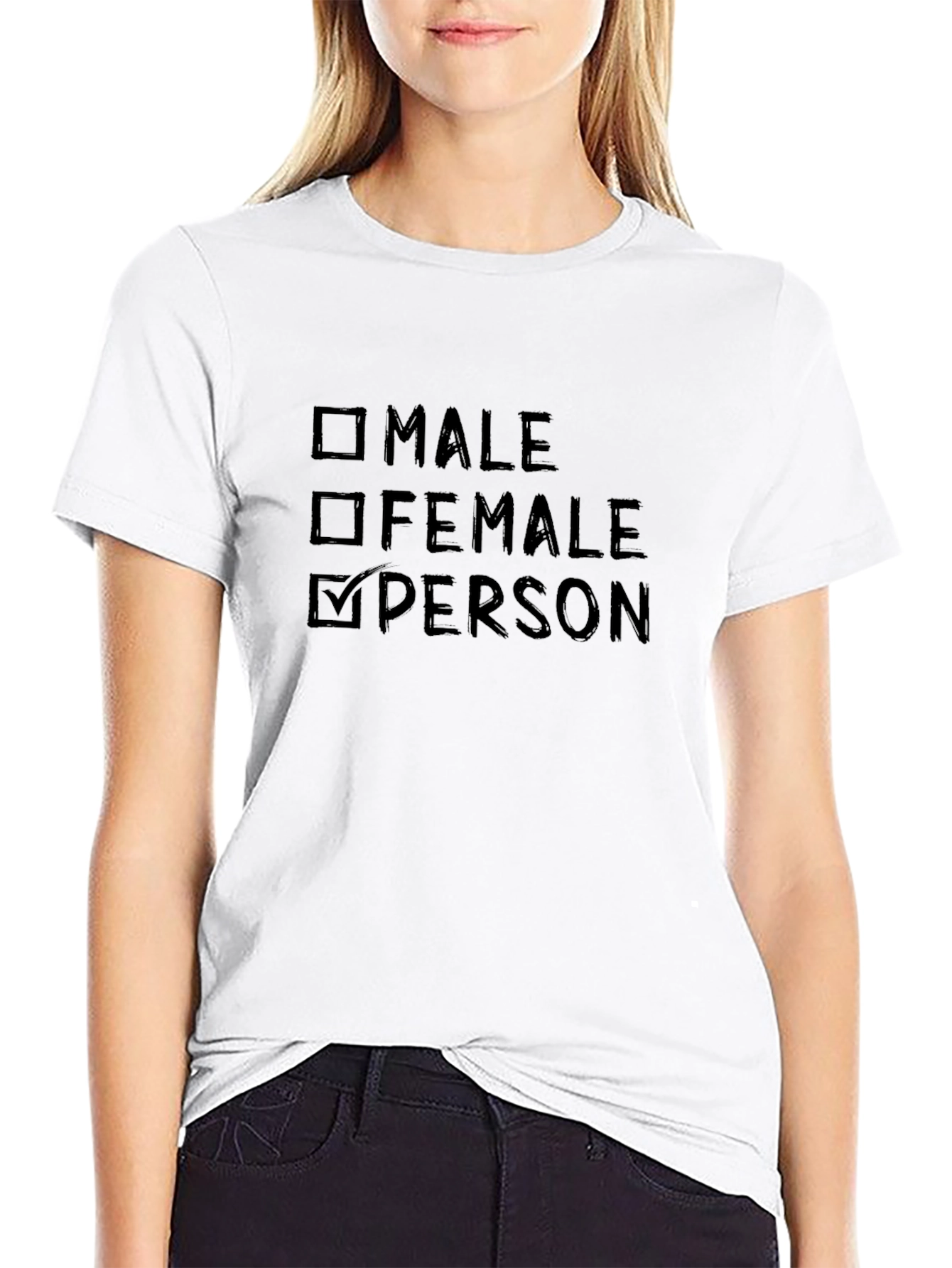Person Checkbox T-Shirt - Gender Neutral Tee