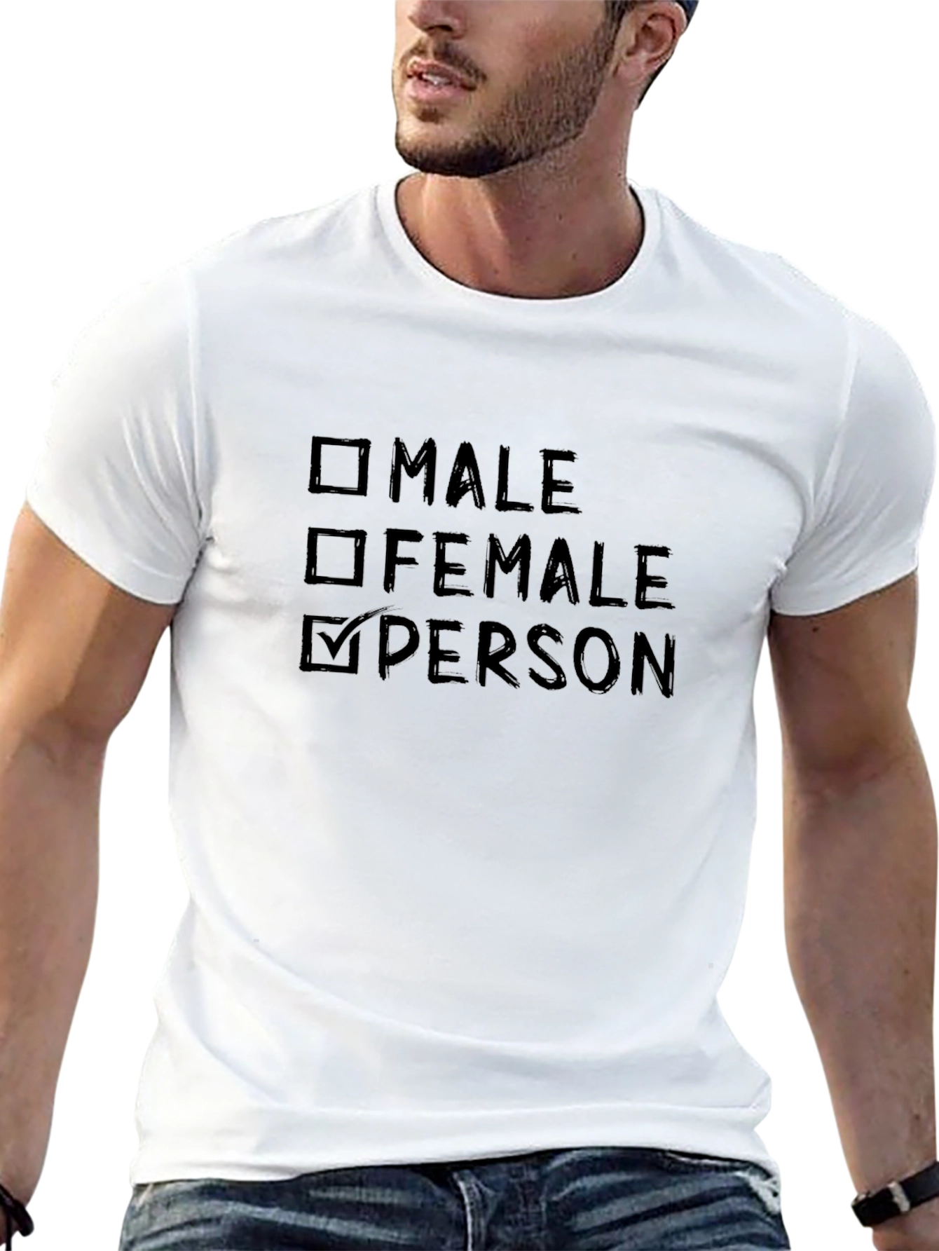 Person Checkbox T-Shirt - Gender Neutral Tee