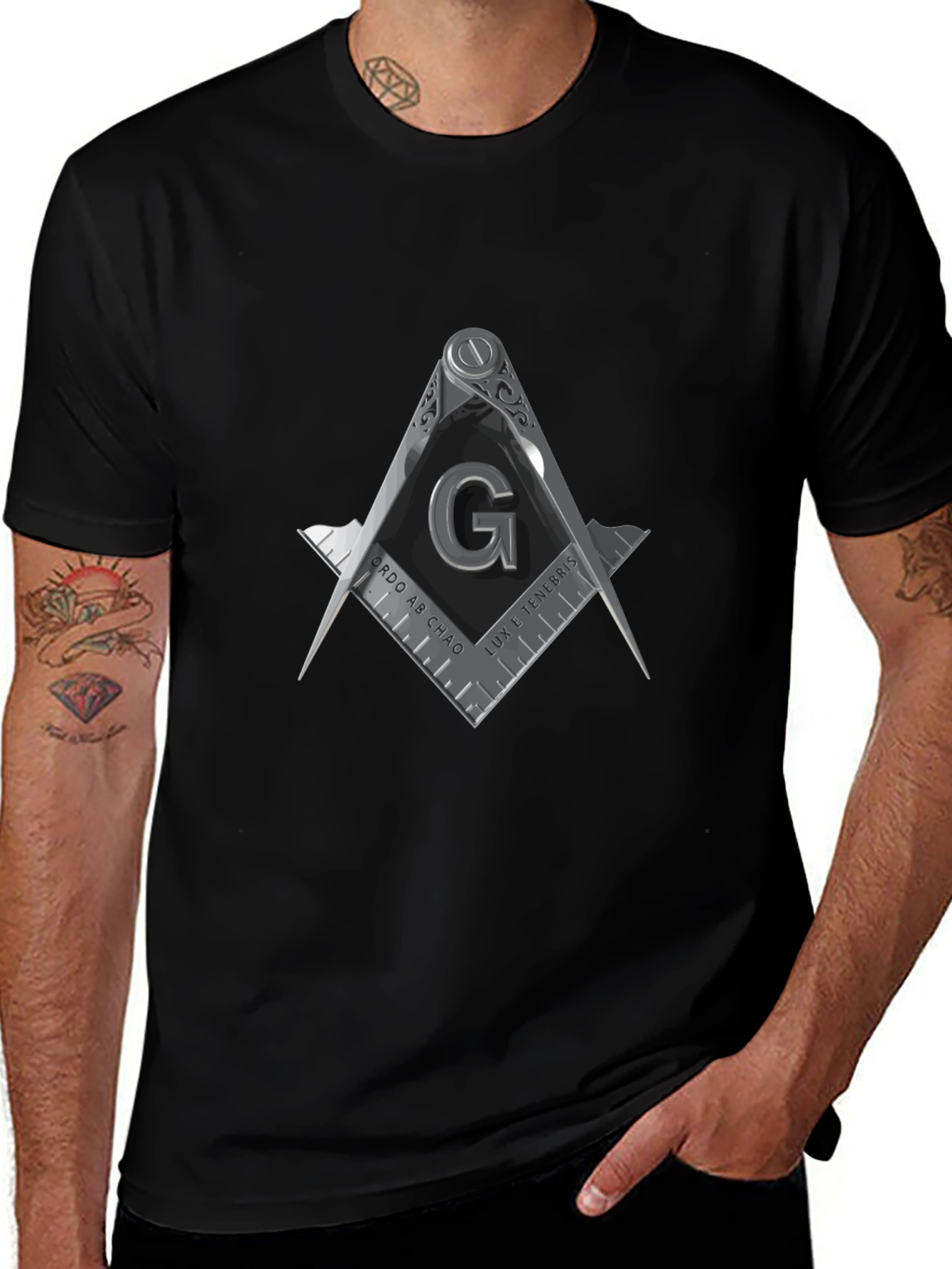 Square & Compasses Masonic T-Shirt