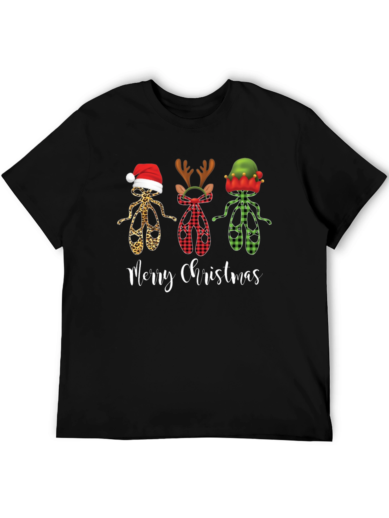 Merry Christmas Ballet Dancer Tee