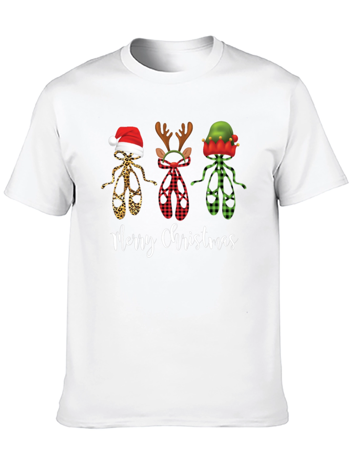 Merry Christmas Ballet Dancer Tee