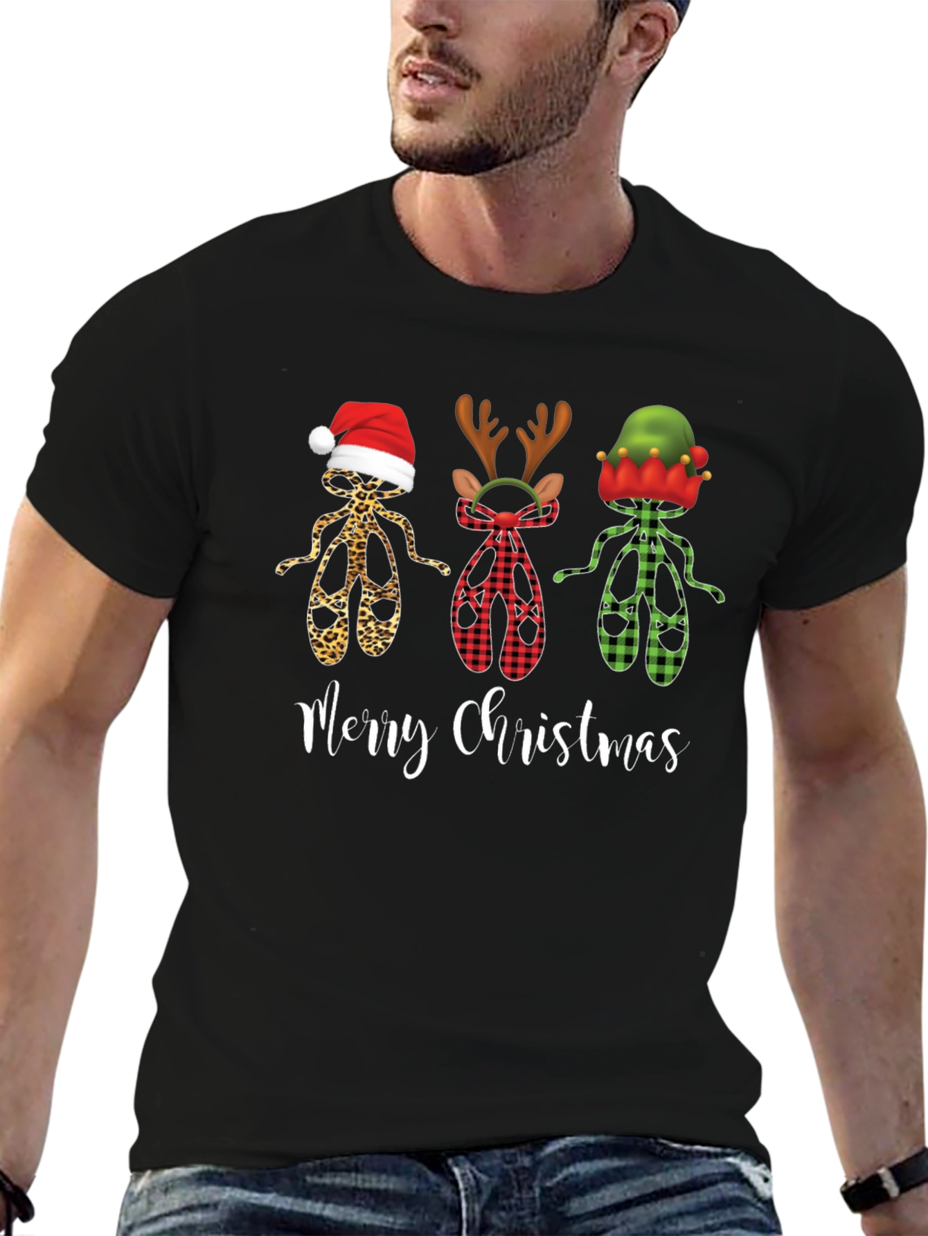 Merry Christmas Ballet Dancer Tee