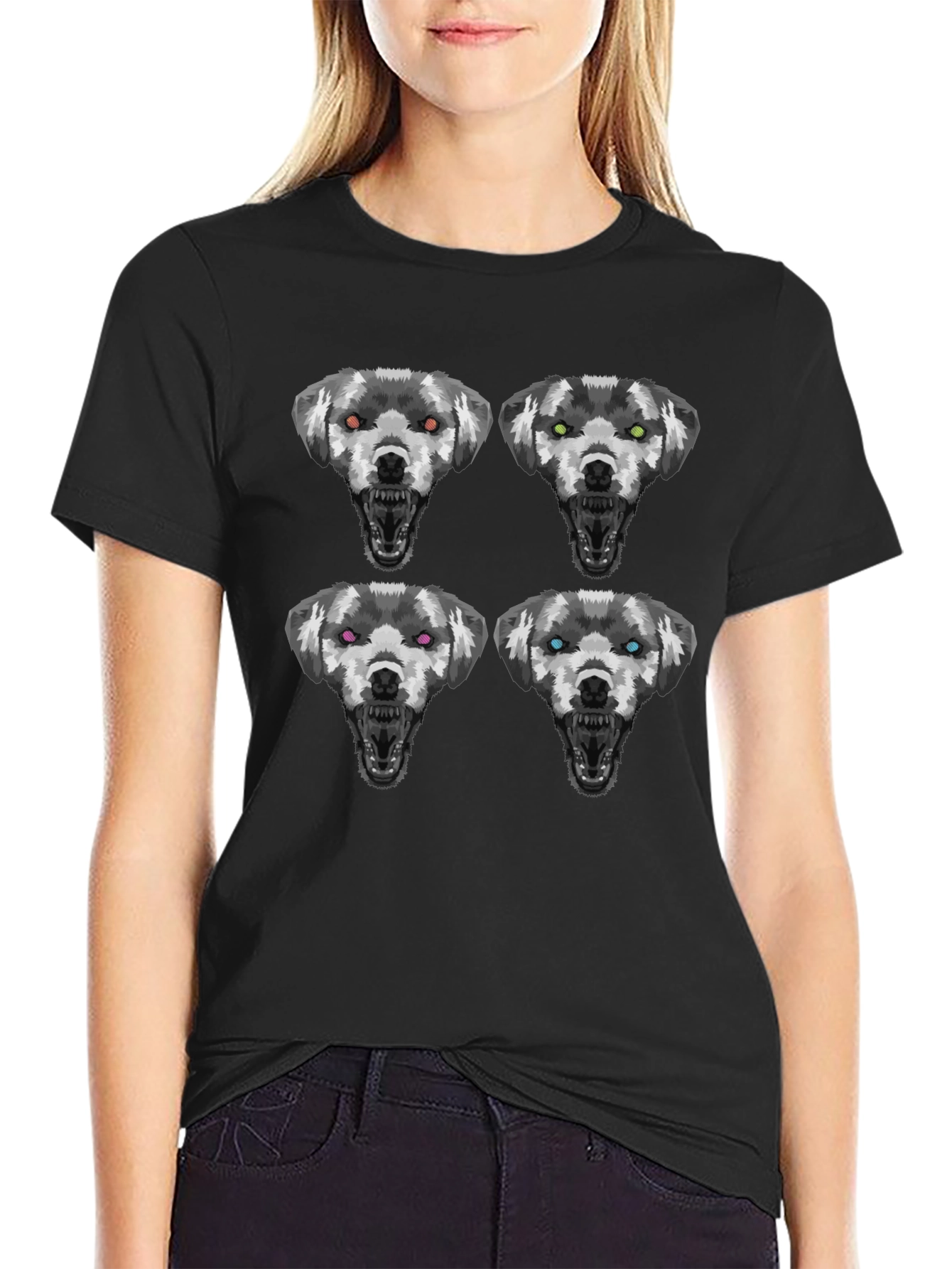 Mens Graphic Tee - Dog Pattern