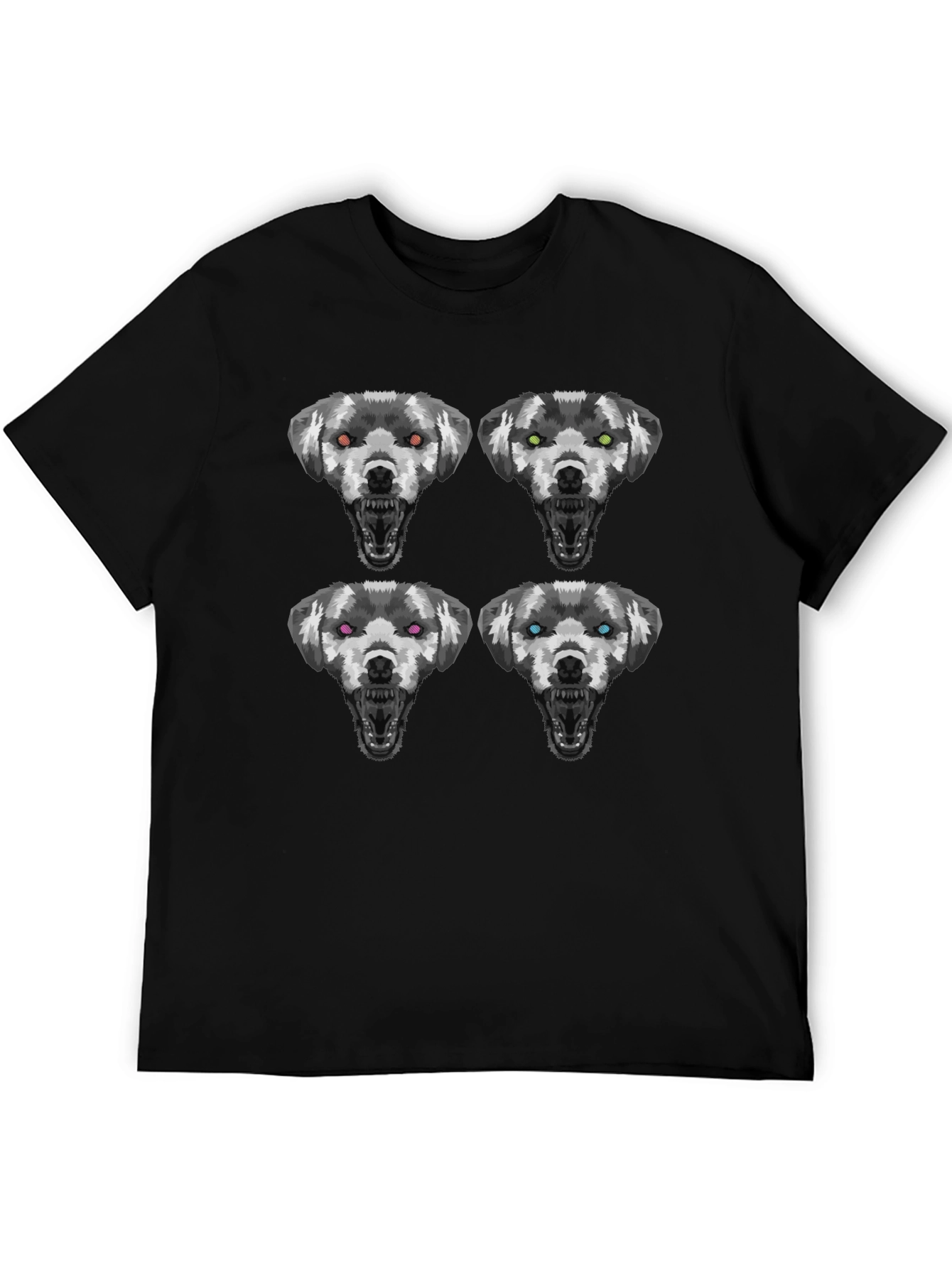 Mens Graphic Tee - Dog Pattern