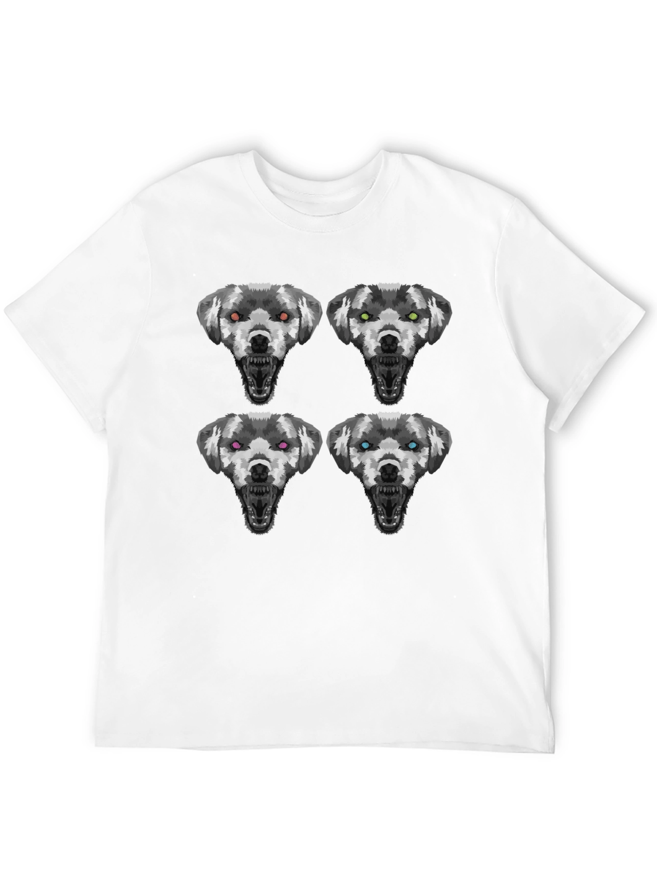 Mens Graphic Tee - Dog Pattern