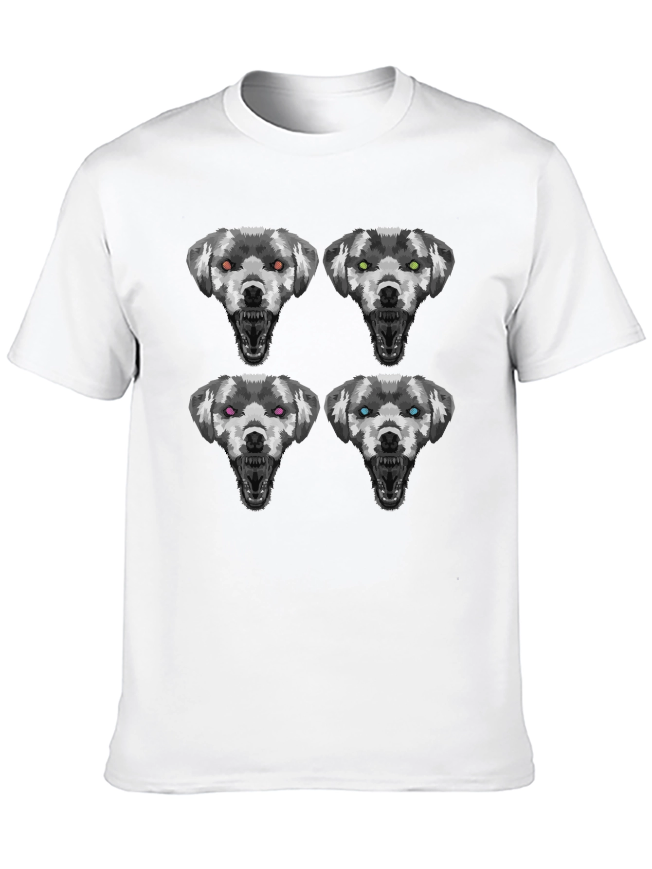 Mens Graphic Tee - Dog Pattern