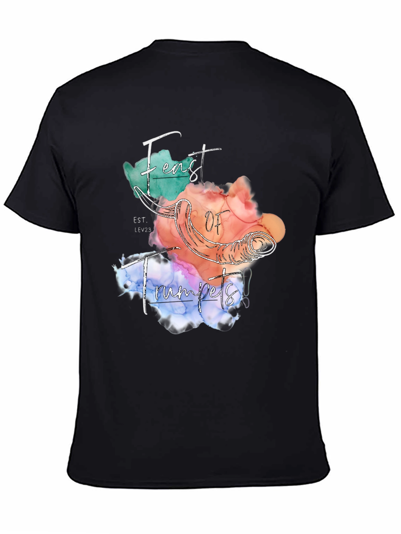 Feast of Trumpets T-Shirt Black Graphic Tee