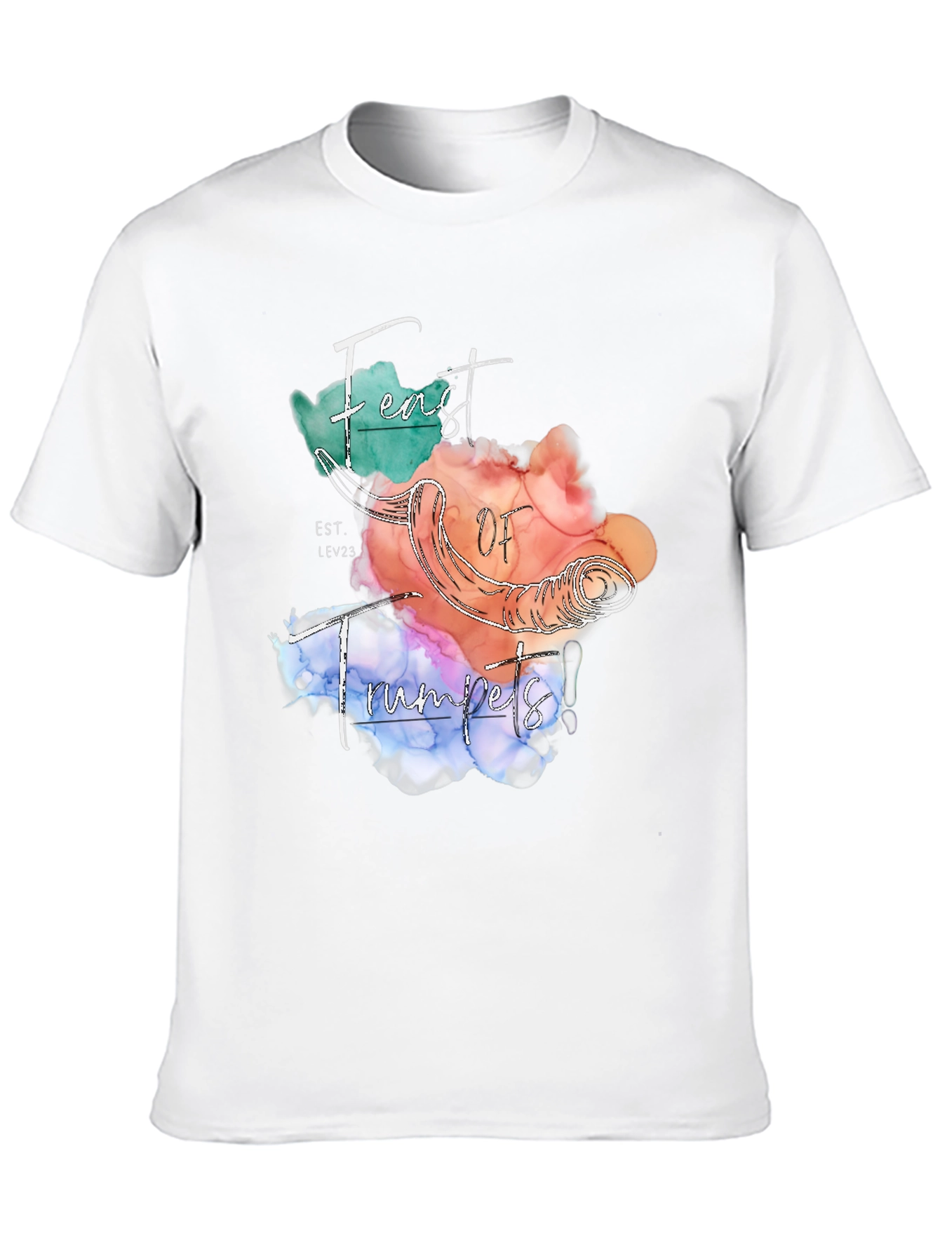 Feast of Trumpets T-Shirt Black Graphic Tee
