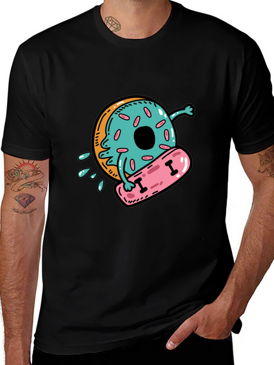 Donut Skateboarder Graphic Tee