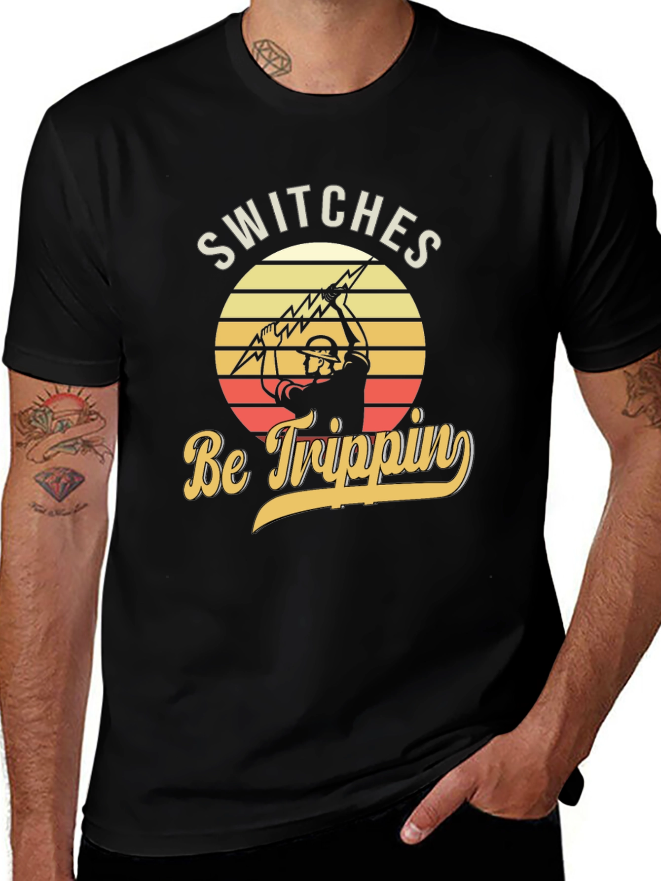 Switches Be Trippin Electrician T-Shirt
