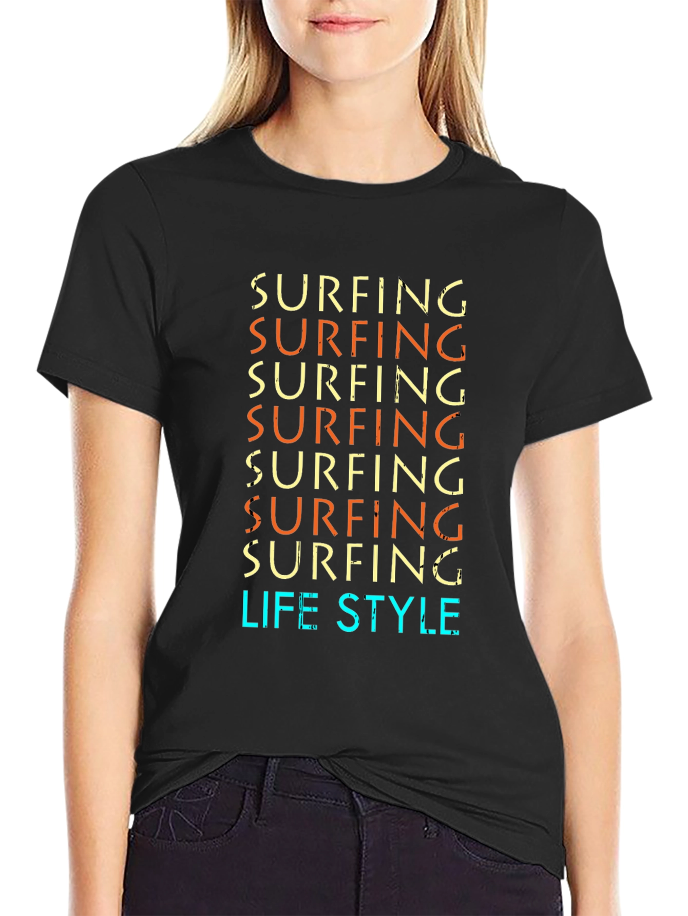 Surfing Lifestyle Graphic Tee - Soft Cotton T-Shirt