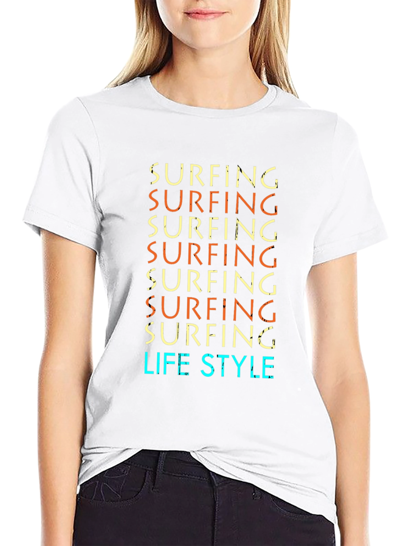 Surfing Lifestyle Graphic Tee - Soft Cotton T-Shirt