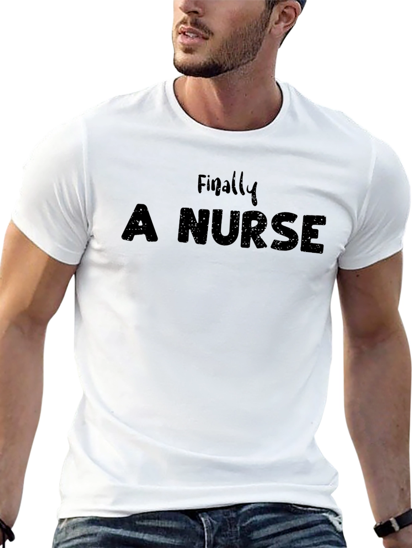 Finally A Nurse - Funny T-Shirt