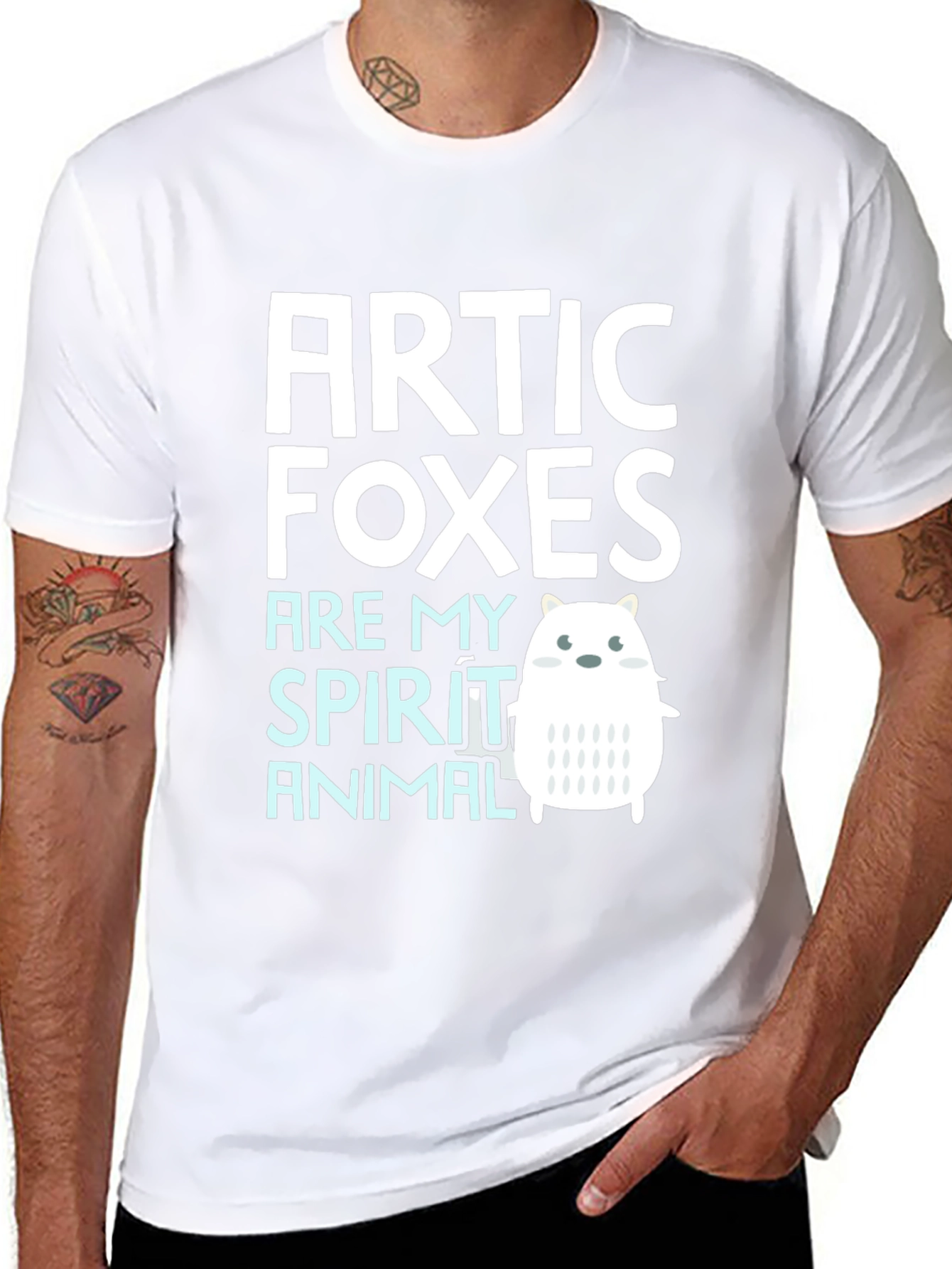 Arctic Foxes Spirit Animal Tee