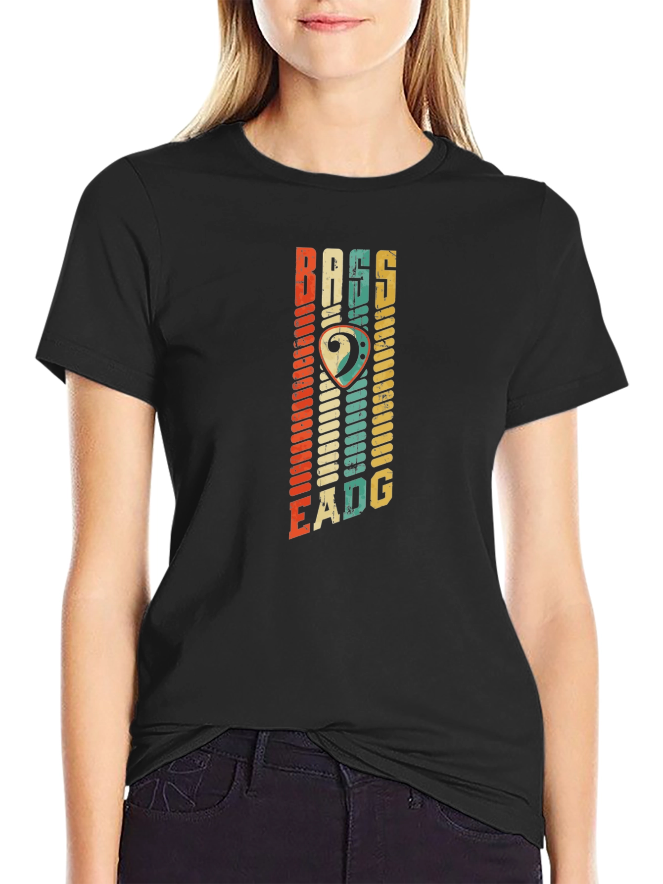 Bass Guitar Player T-Shirt - EADG Tuned