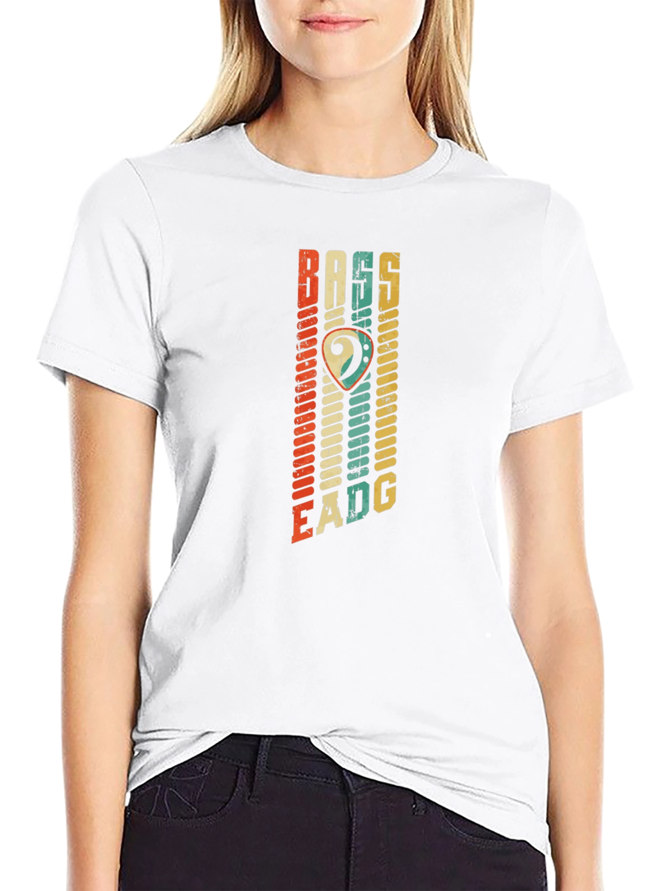 Bass Guitar Player T-Shirt - EADG Tuned