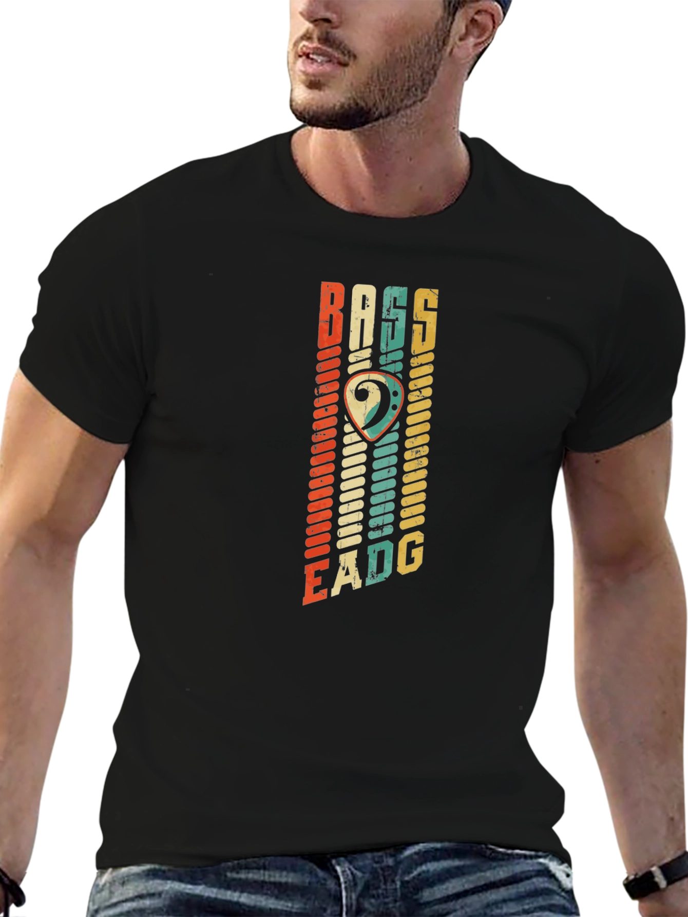 Bass Guitar Player T-Shirt - EADG Tuned