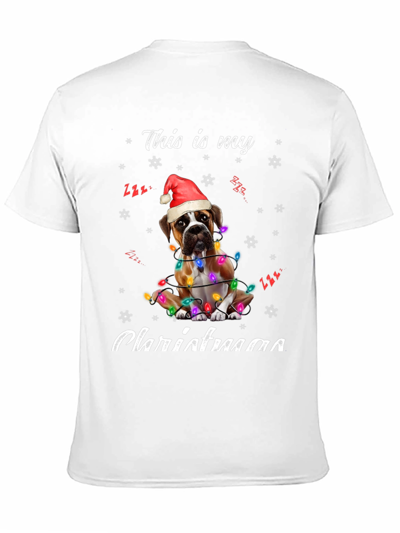 Boxer Dog Christmas T-Shirt