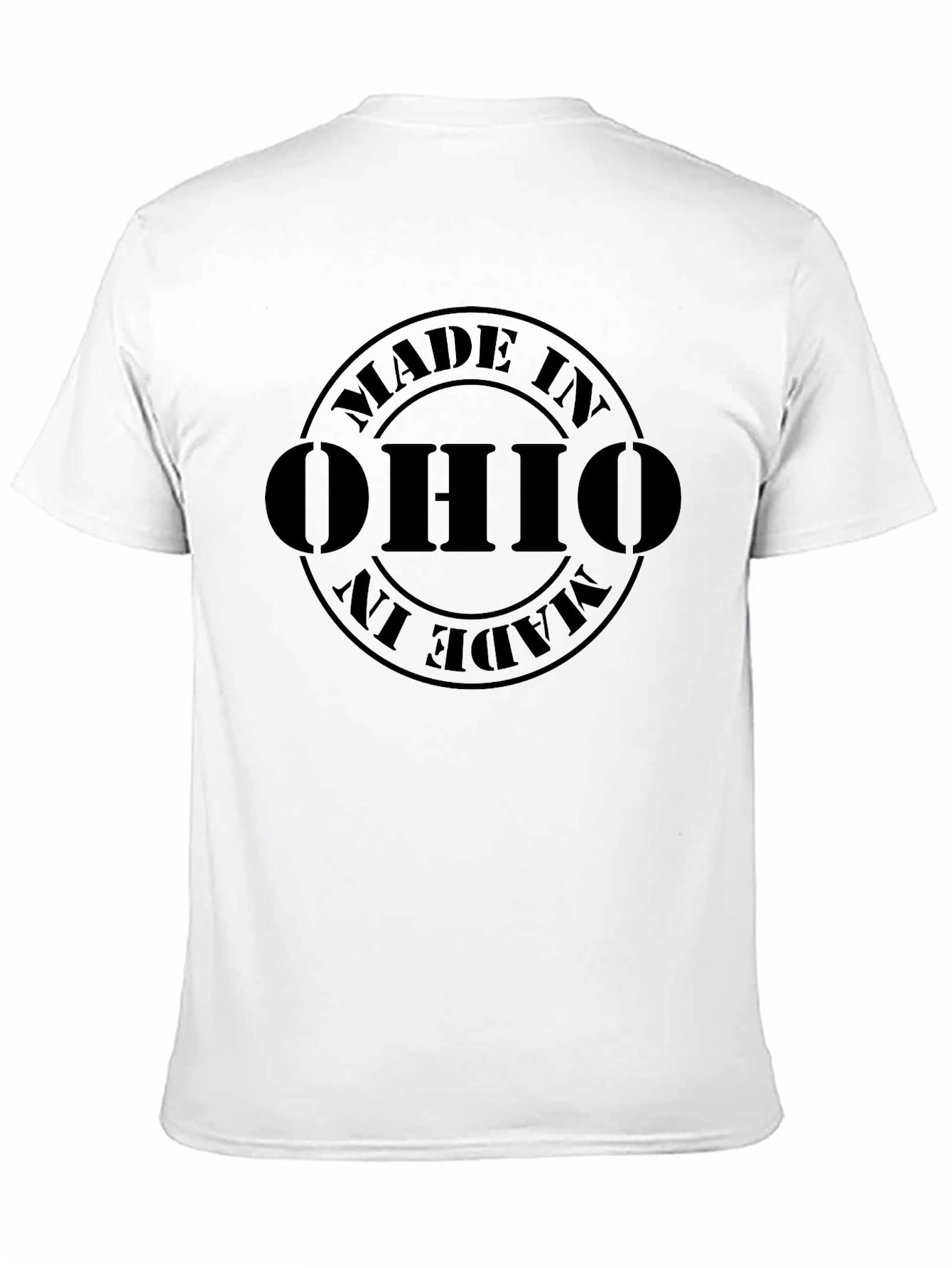 Made in Ohio T-Shirt - Black Graphic Tee