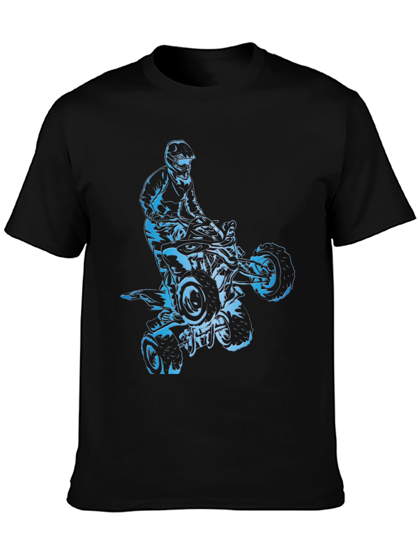 ATV Rider Graphic Tee - Black