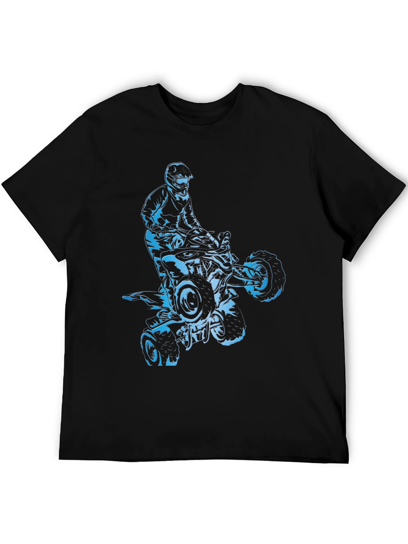 ATV Rider Graphic Tee - Black