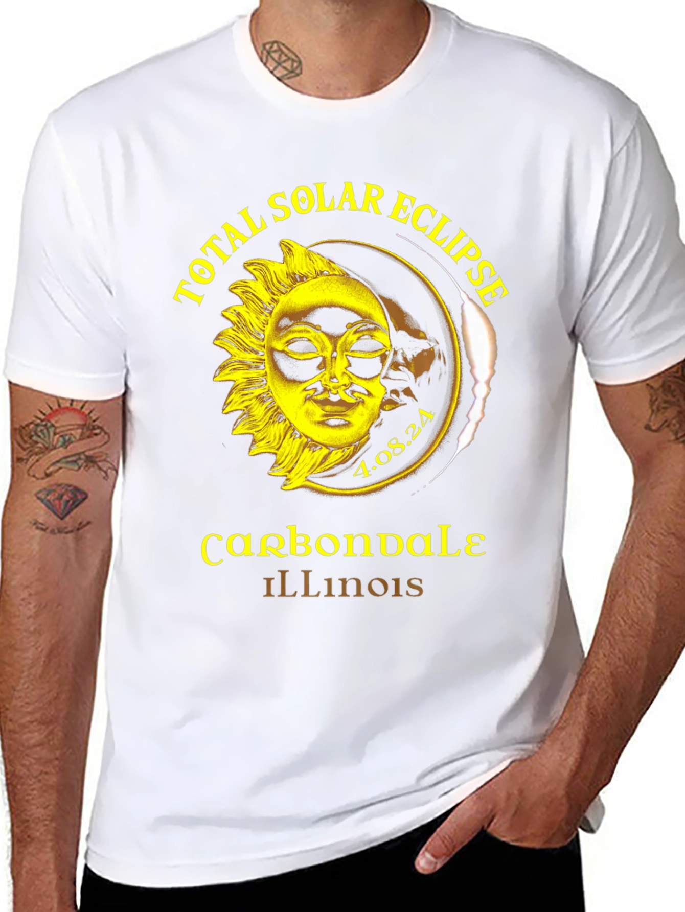 Total Solar Eclipse Carbondale Illinois T-Shirt